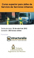 Curso superior para Jefes de Servicio de Servicios Urbanos