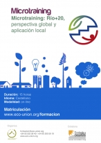 Microtraining: R�o+20, perspectiva global y aplicaci�n local