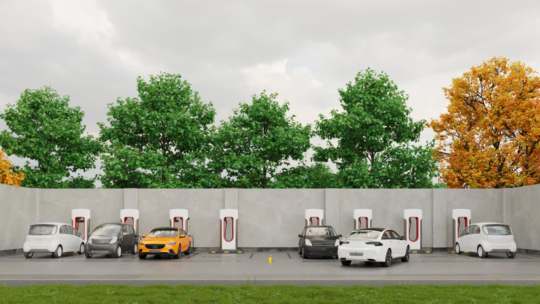 Electric car station