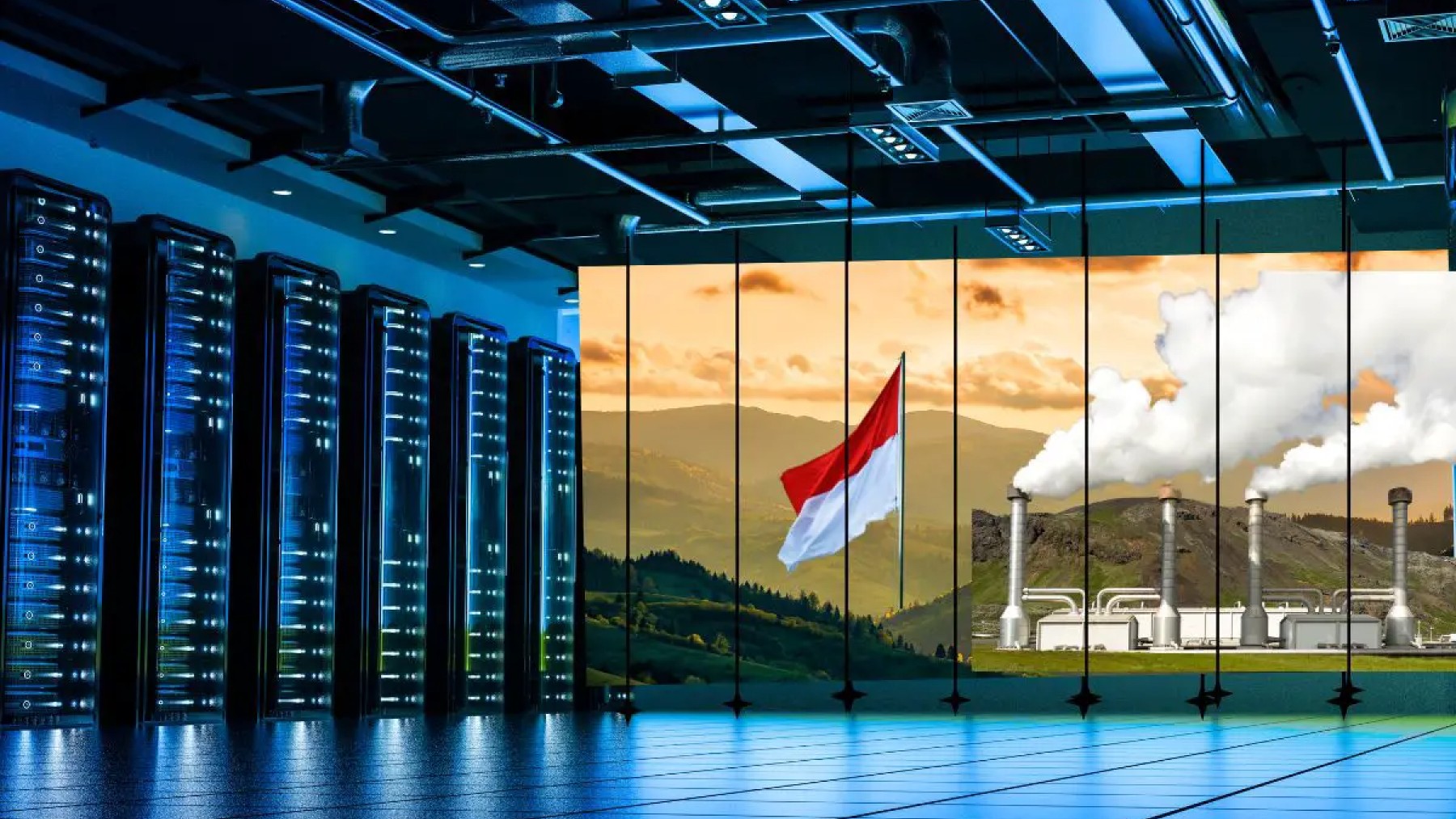 Internet, geothermal energy