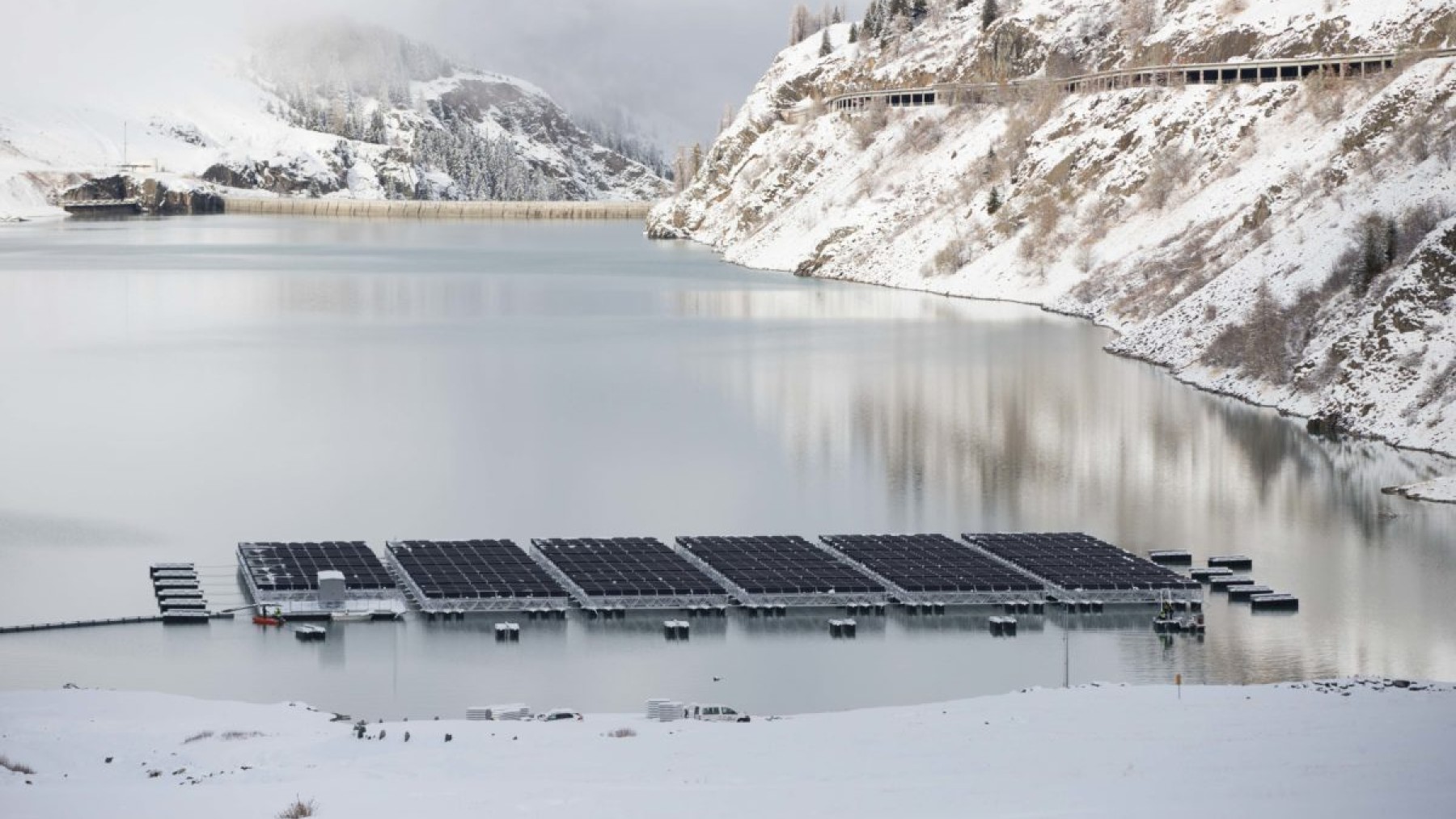 solar panels The Alps