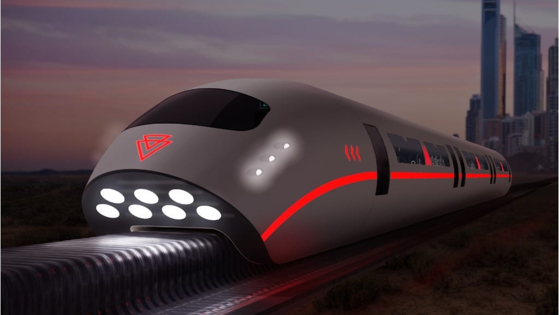 China unveils levitation train 1000 km/h in a vacuum capsule