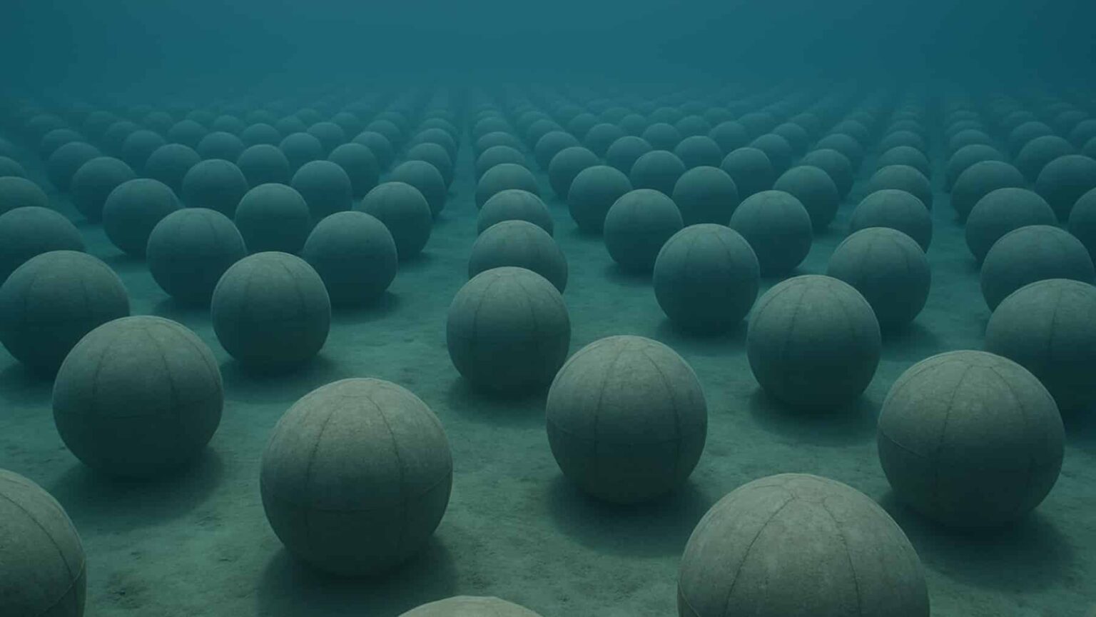 One Sphere Huge 400-tonne spheres under the sea ― Strange phenomenon spotted on ...