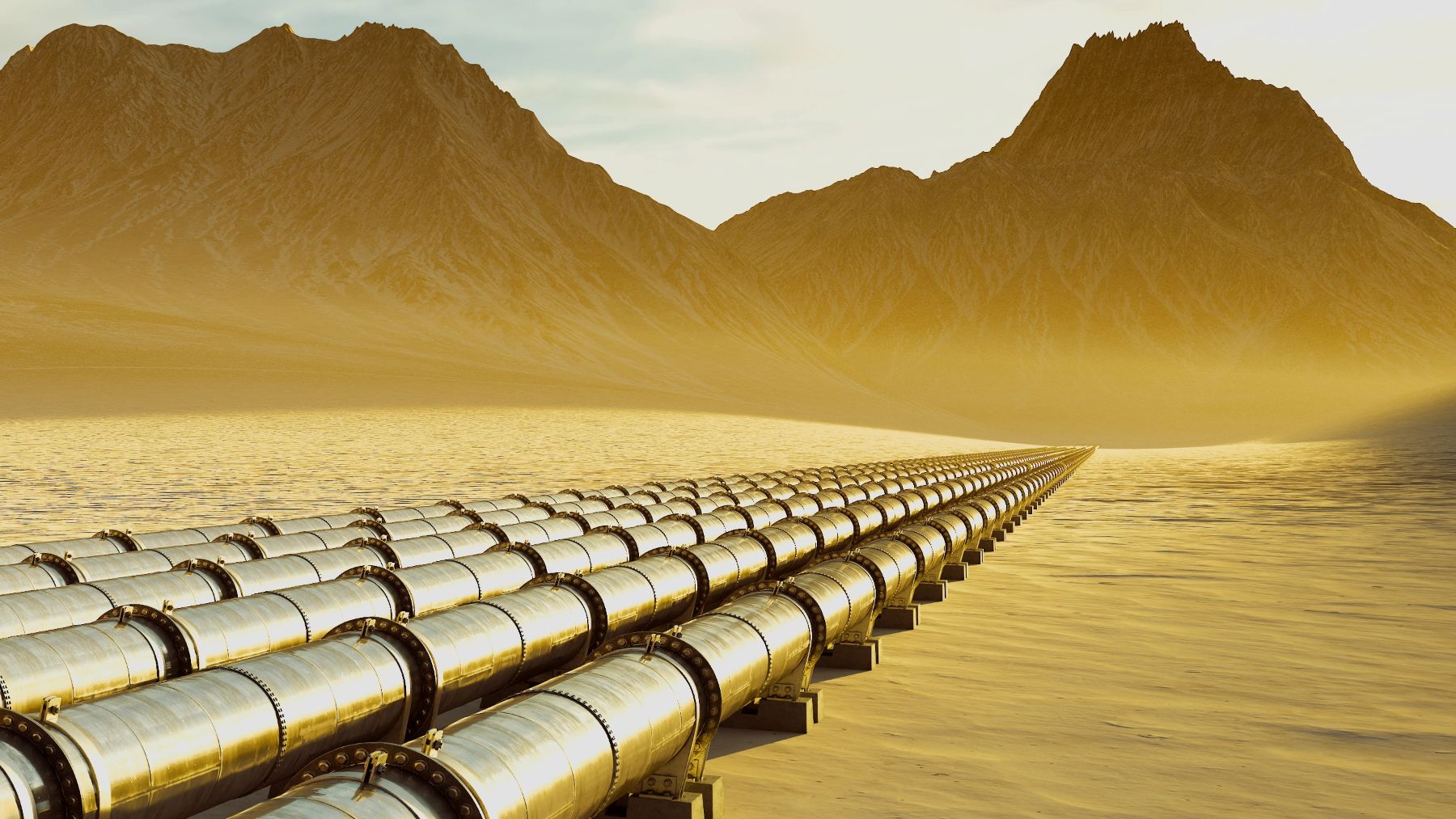 Energy pipeline in Russia