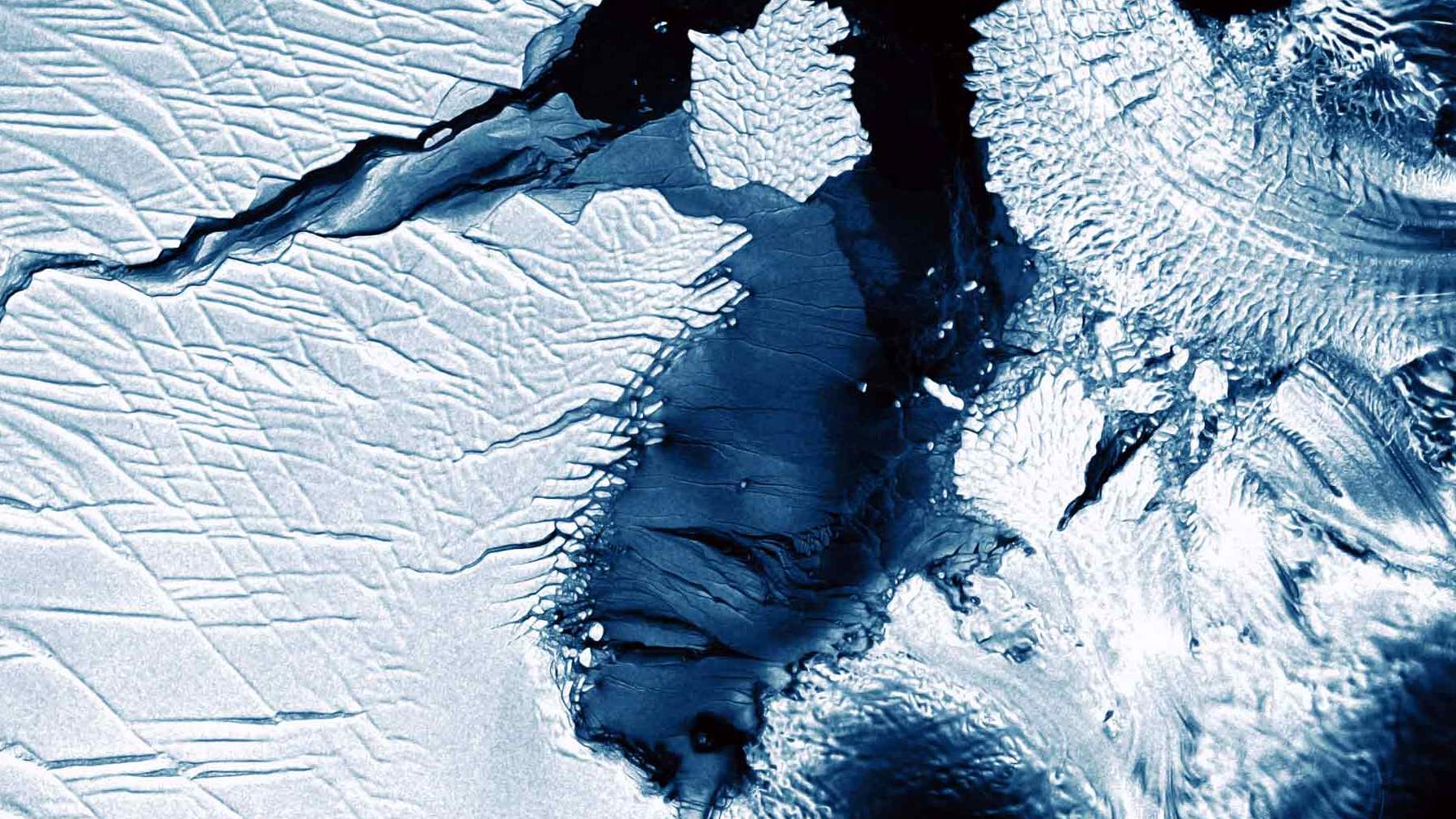 Radio signal under ice in antarctica