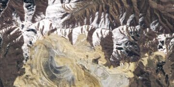 Man-made excavation site history
