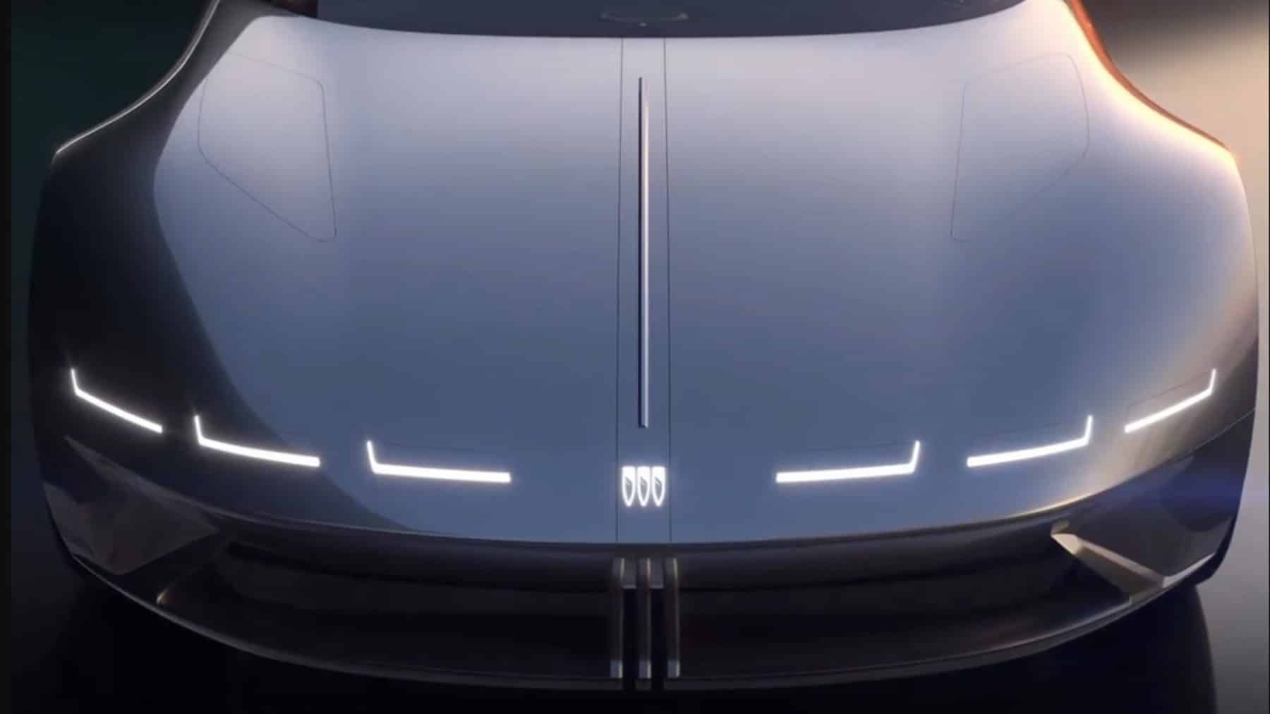 car with a living hologram crystal-ball AI assistant