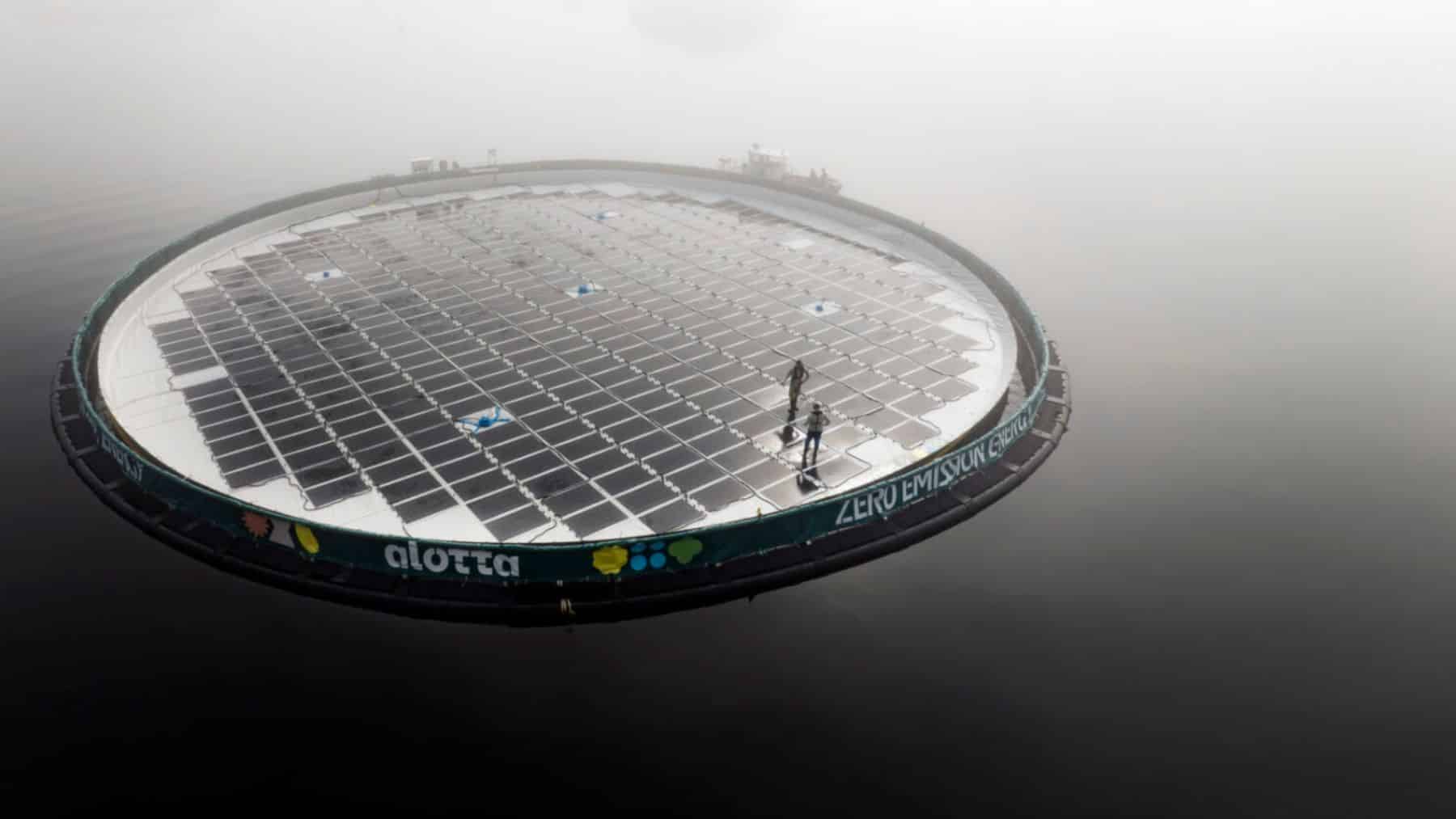 Norway suceeds producing energy floating