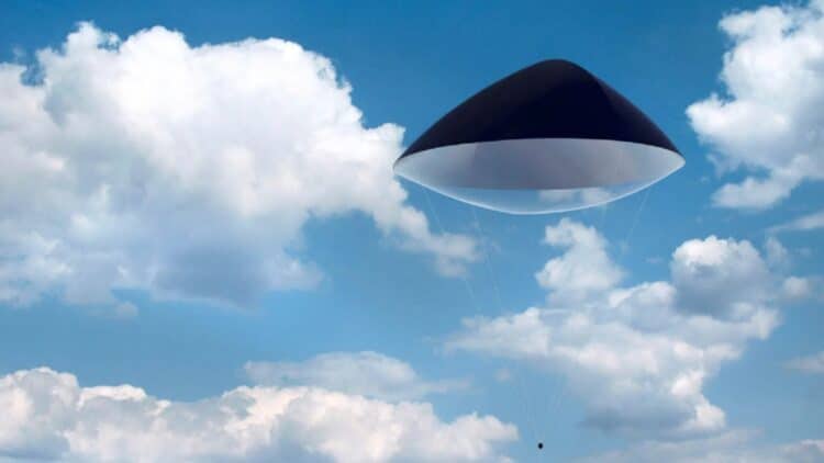 First-ever balloon solar panels