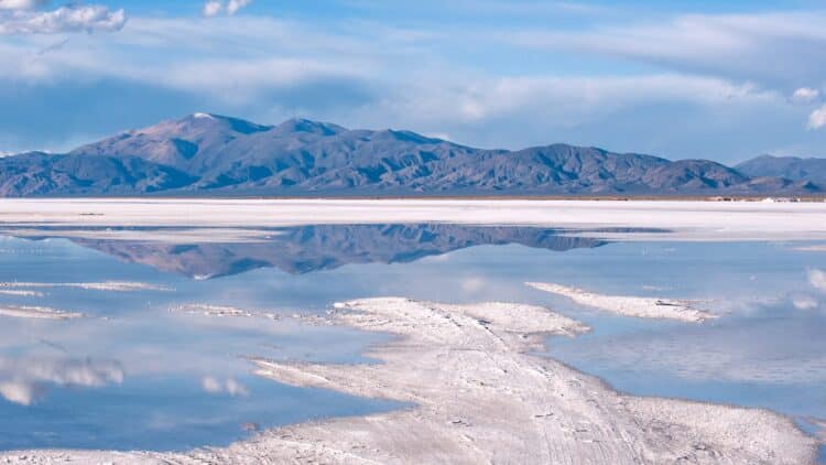Snowfall, power lines