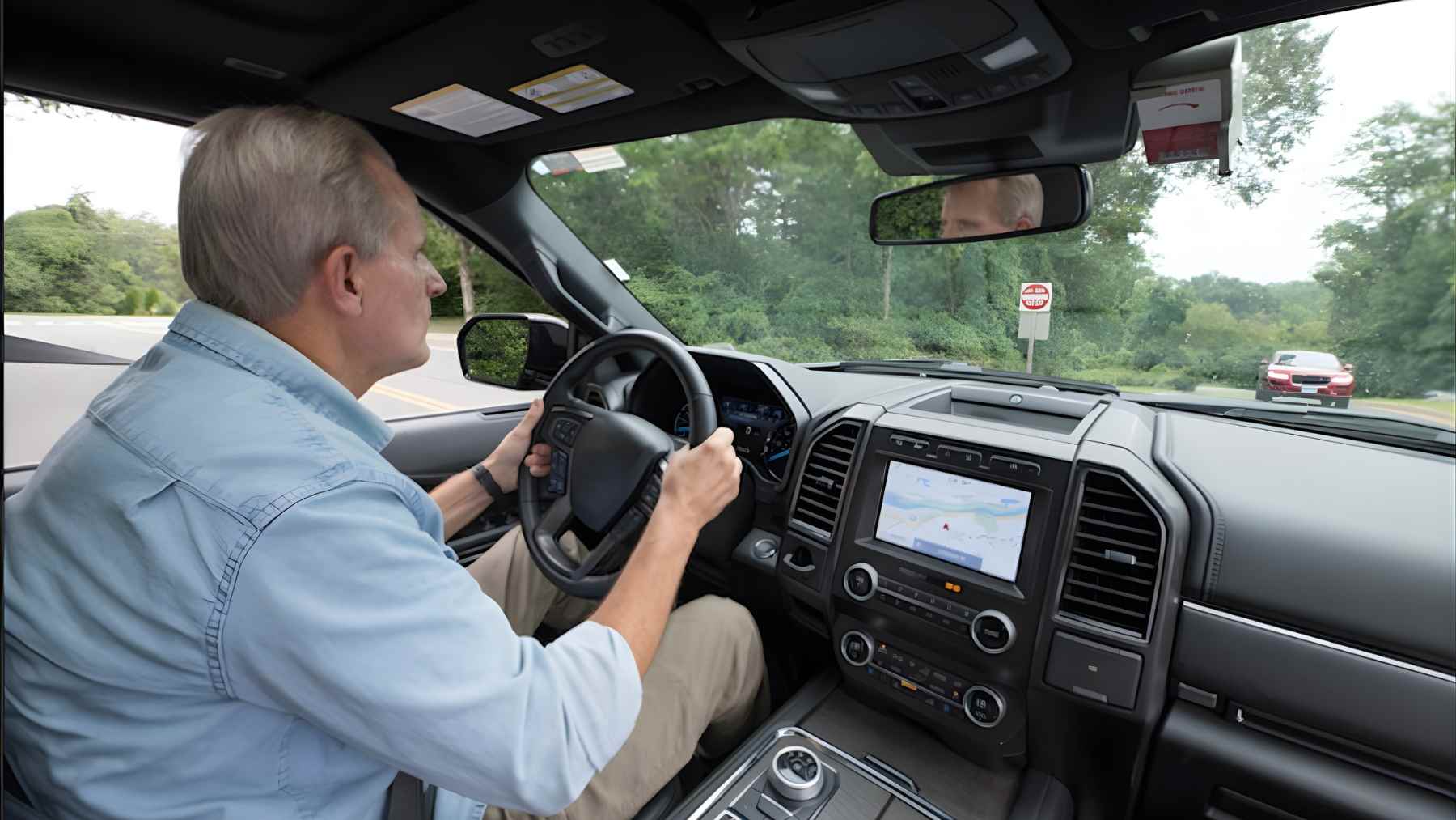 Older driver behind the wheel, illustrating how states are changing license renewal rules and testing for drivers over 70.