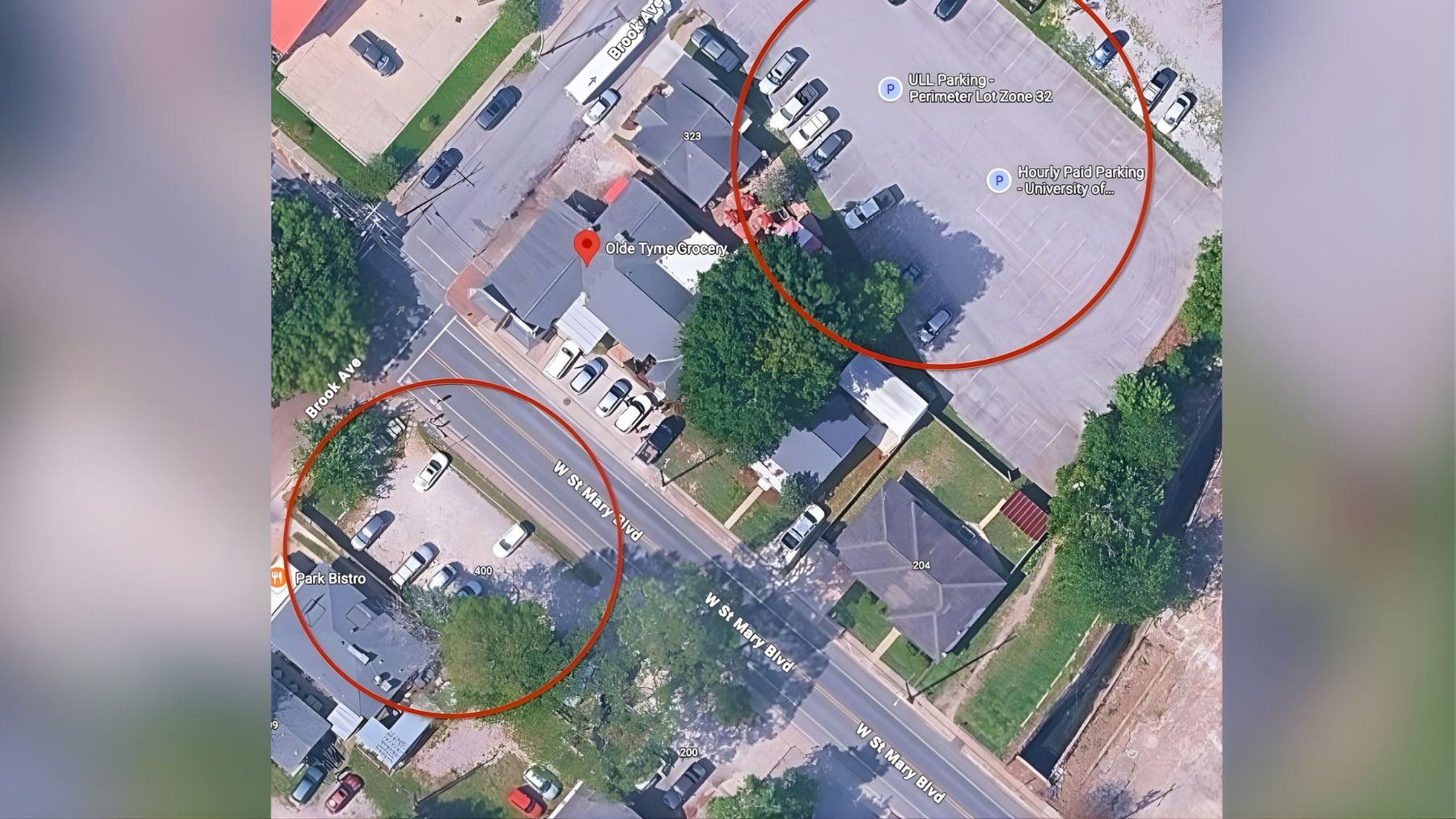 What seemed like an insignificant exchange between Lafayette University and a local restaurant could become the first step in transforming a key campus corridor. 1 A map shows the parking lots UL Lafayette and Olde Tyme Grocery swapped, a small move that could reshape a key campus corridor.