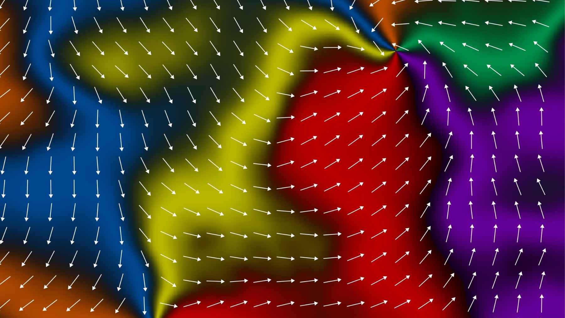 X-ray image of altermagnetic domains in an ultrathin manganese telluride film studied by researchers.