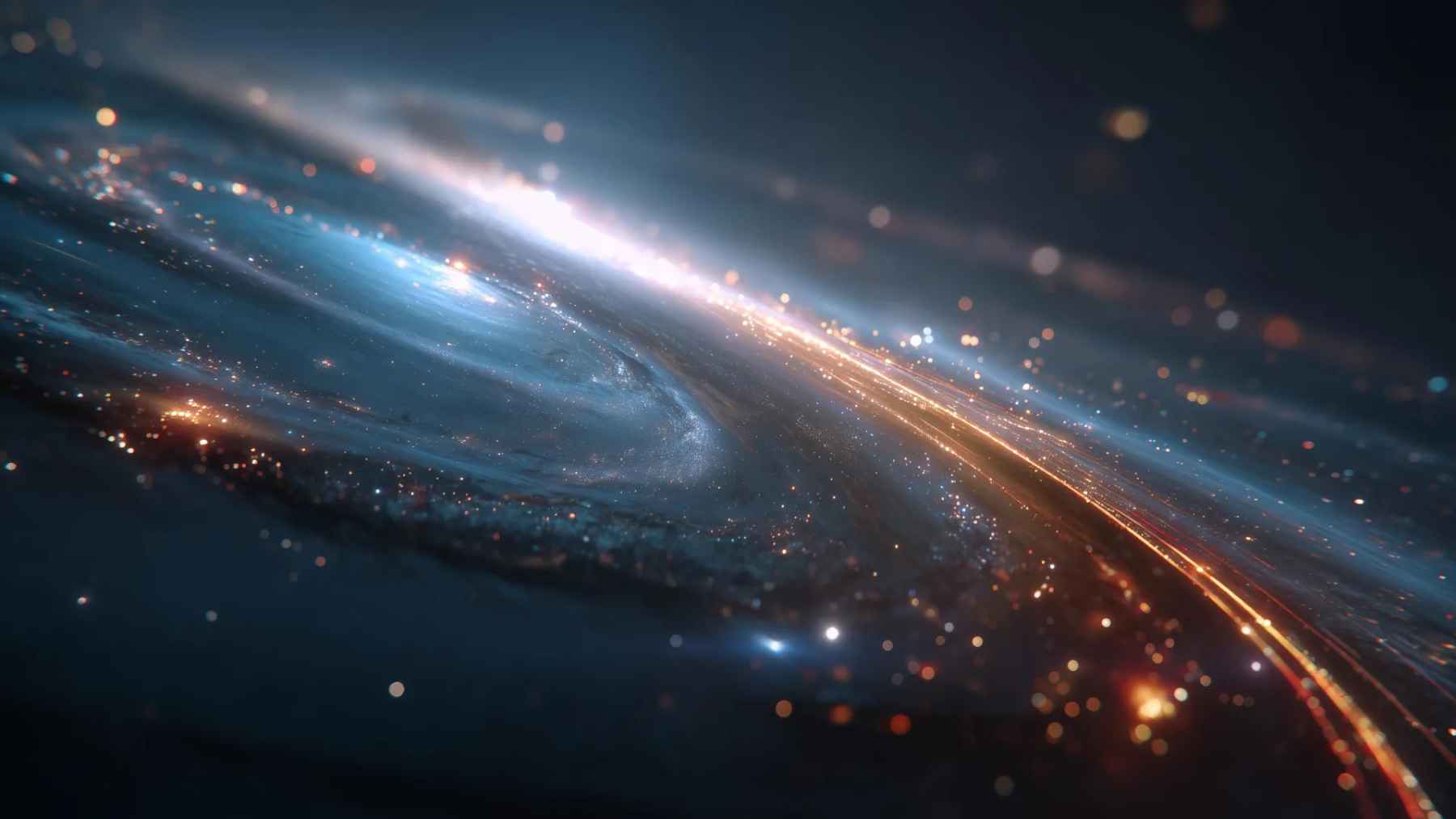 Visualization of cosmic expansion explained by geometry without invoking dark energy