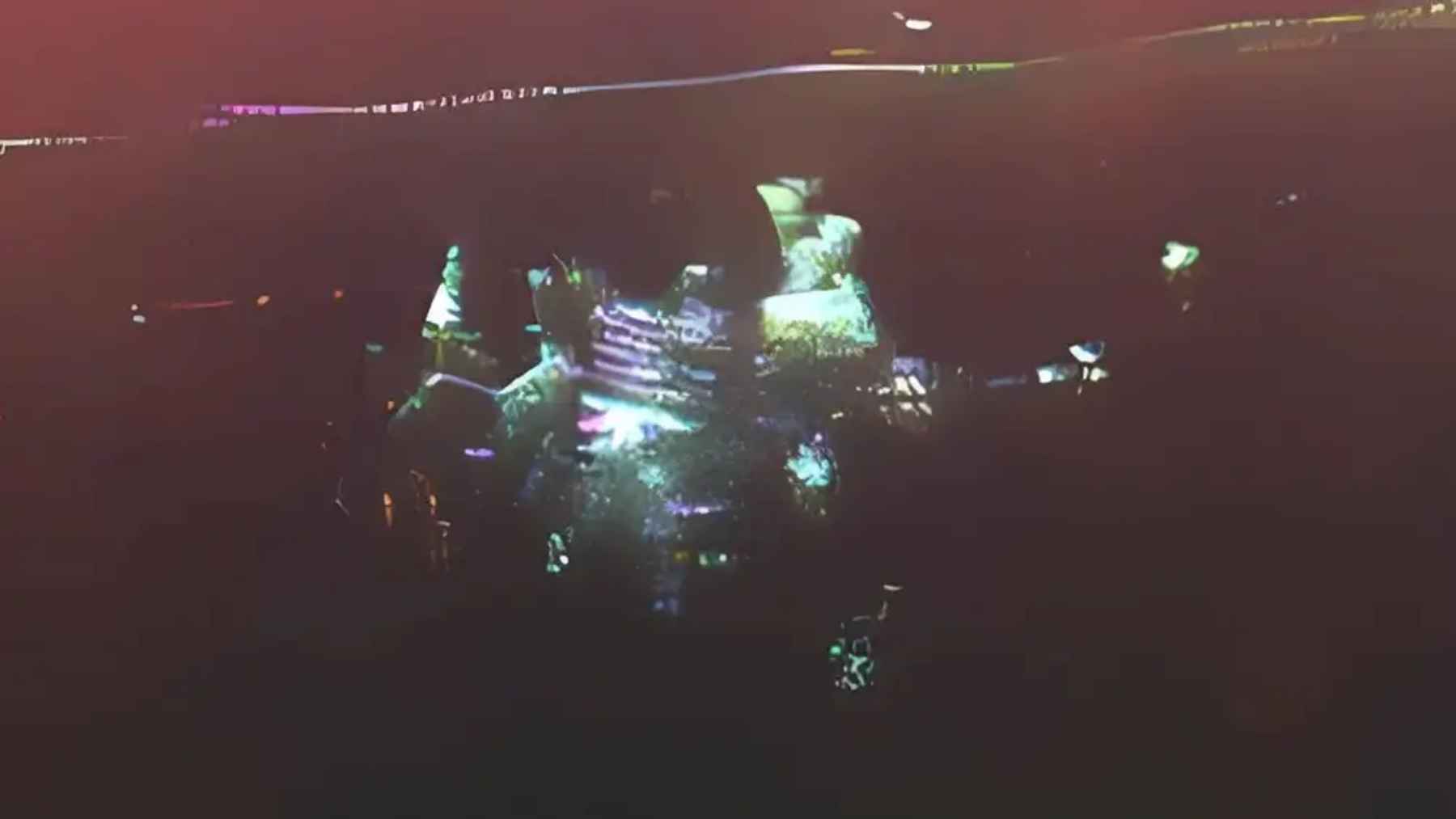 NASA radar image revealing Camp Century, a Cold War nuclear base buried beneath Greenland’s ice sheet