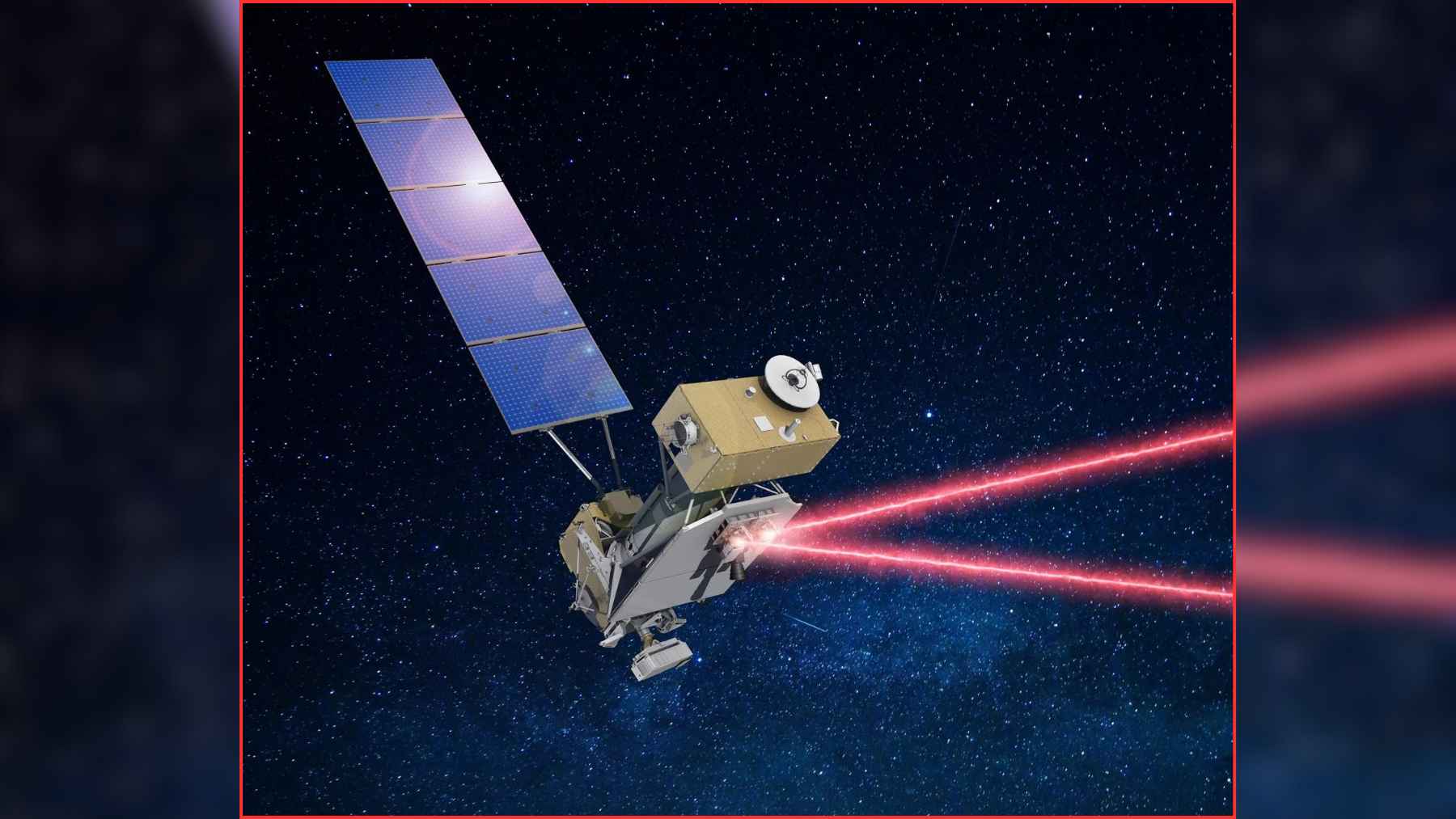 The United States is making laser communications the basis for future space warfare 1 NASA laser communications satellite demonstrating optical links in space.