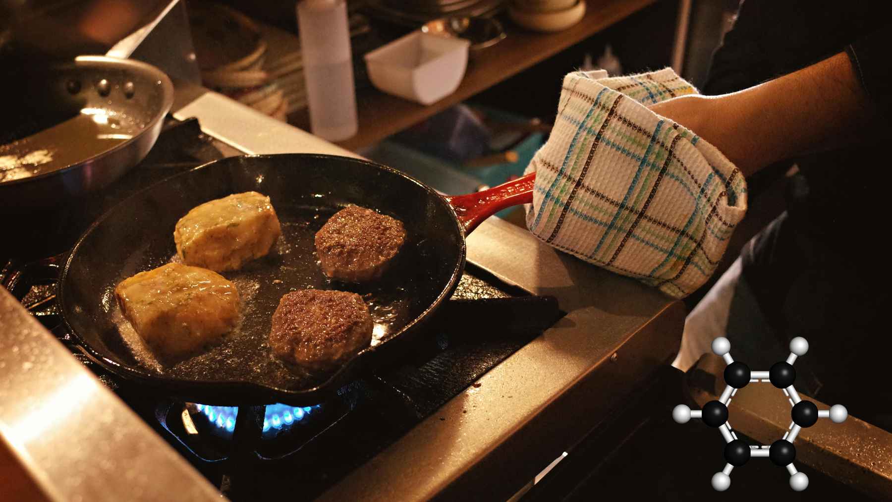 Gas stove burners on during cooking, linked to benzene exposure and increased long-term cancer risk in U.S. homes