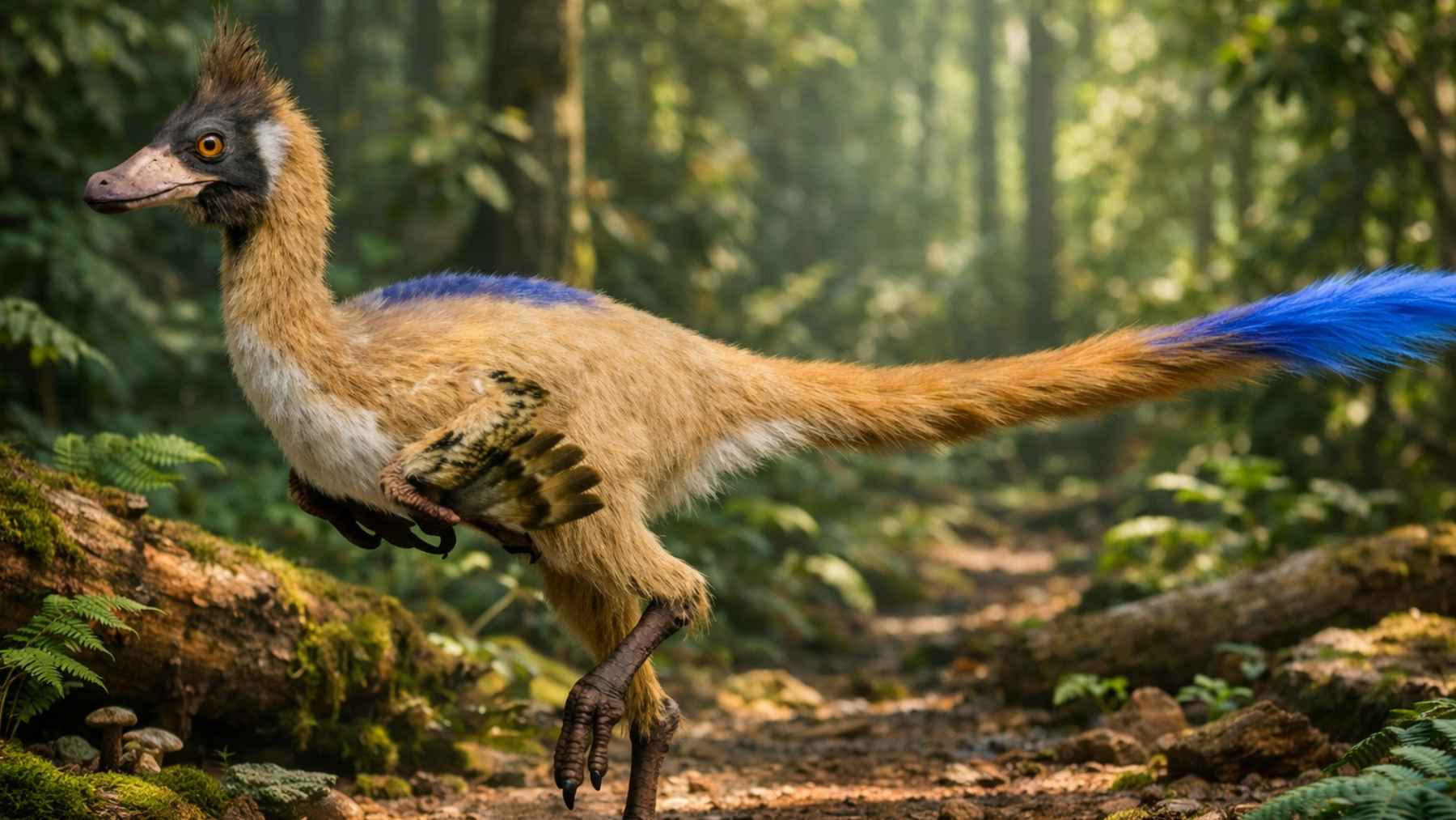 Reconstruction of Alnashetri, a small dinosaur from Patagonia that is key to understanding alvarezsaurs