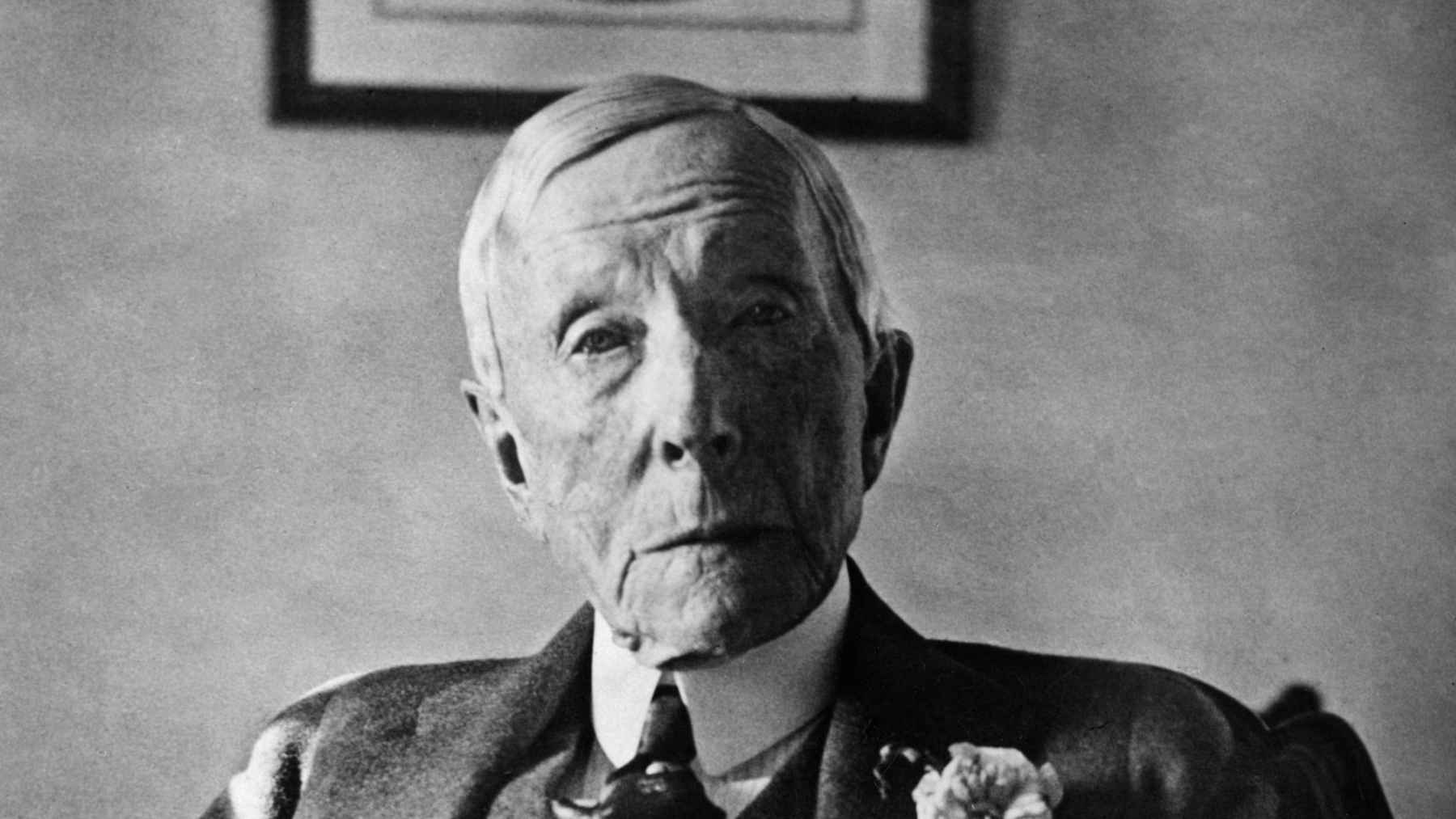 Portrait of oil magnate John D. Rockefeller, whose famous quote about money still resonates today