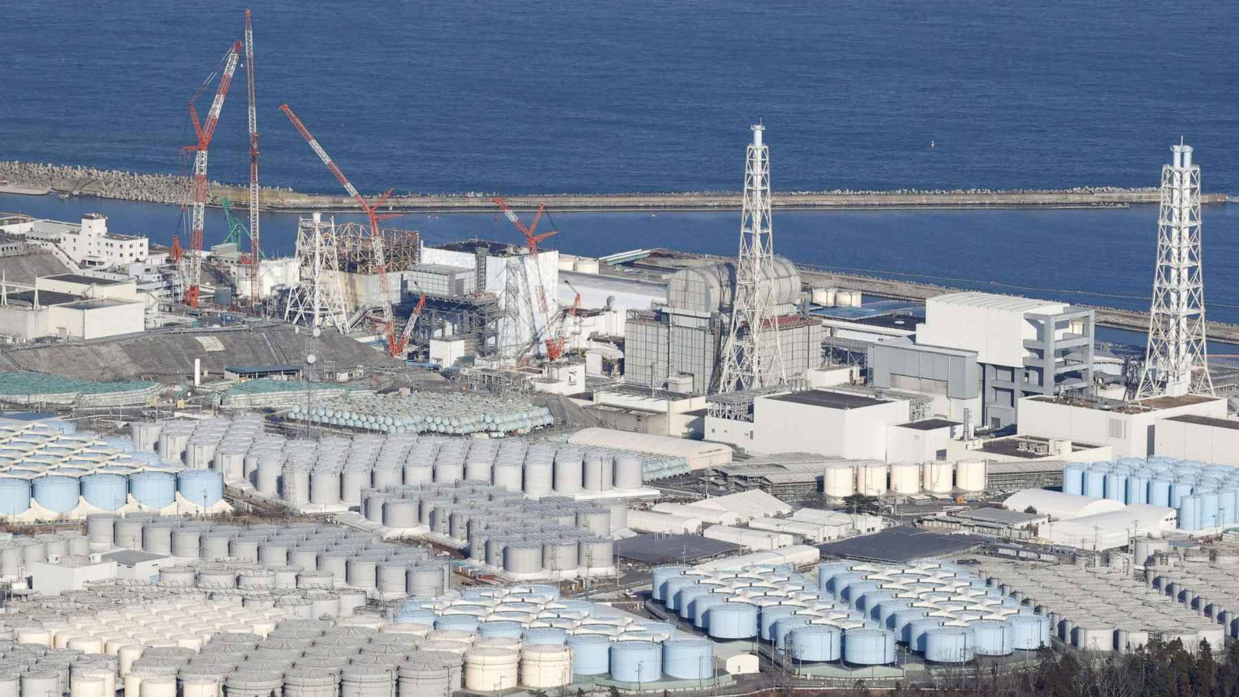 Fukushima Daiichi damaged reactors where scientists found bacteria surviving in highly radioactive water beneath Unit 2