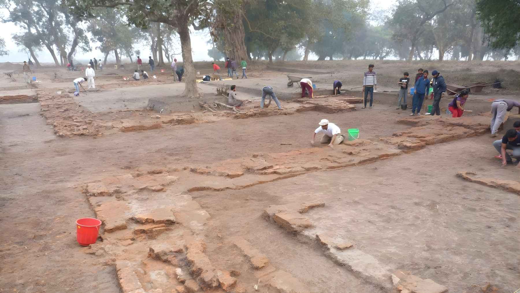 The exact place where Buddha was born more than 2,500 years ago and which today faces a race against time 1 Archaeologists excavating brick ruins at Tilaurakot in Nepal, a key site linked to the search for ancient Kapilavastu.