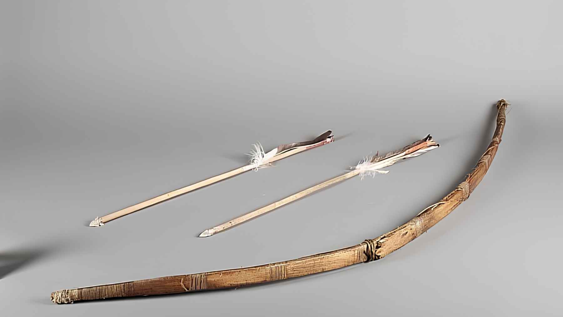 Ancient Pueblo bow-and-arrow artifacts showing early hunting technology in the North American Southwest.