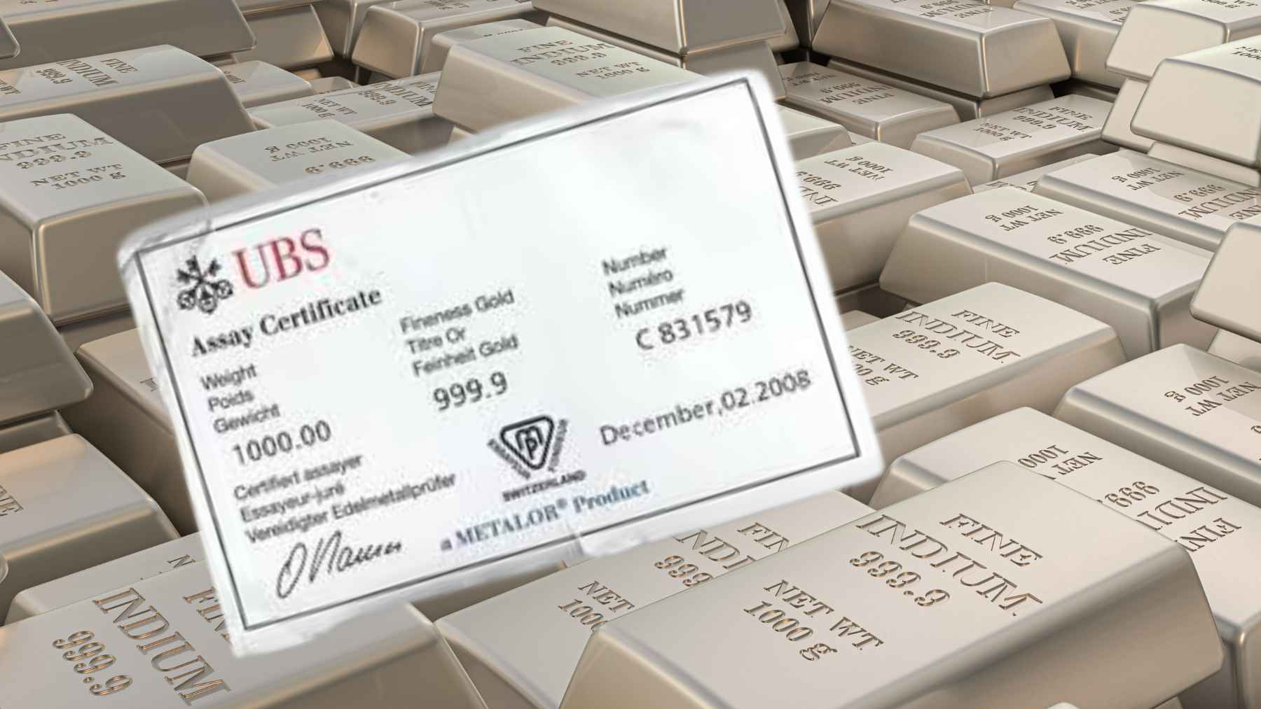 Gold bars and coins displayed at auction in France with high-value lots attracting global bidders