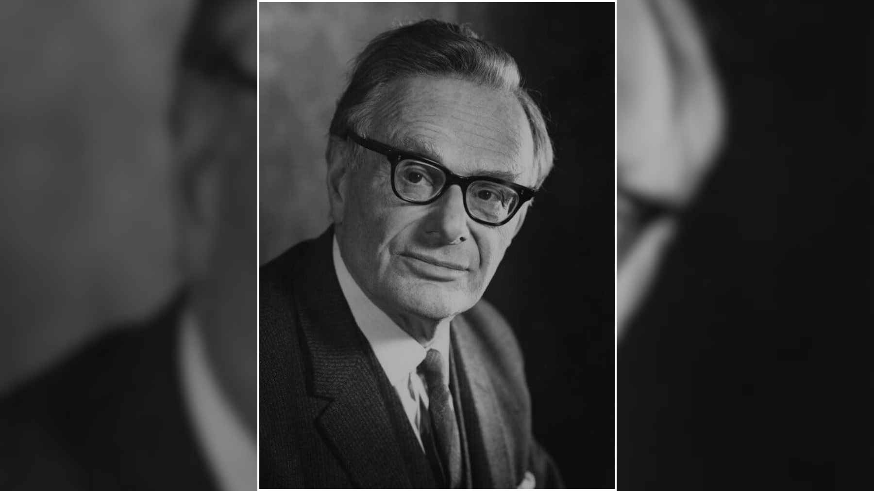 Portrait of Hans Adolf Krebs, Nobel Prize-winning physician and biochemist known for the citric acid cycle