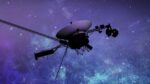 Dwingeloo radio telescope detecting Voyager 1 signal from deep space nearly 25 billion kilometers from Earth