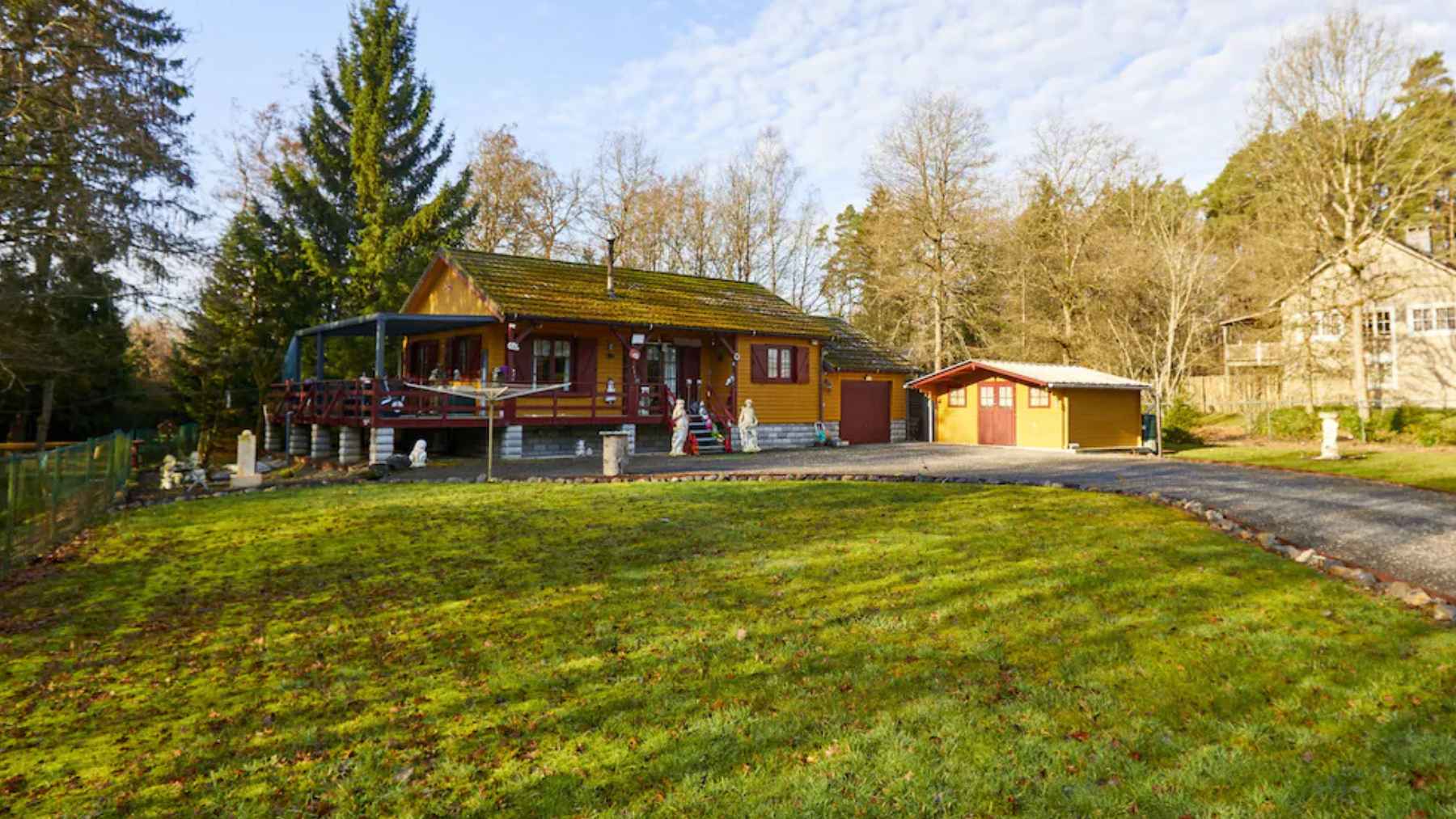 They bought a chalet for $164,000 on a 32,300-square feet plot above sea level: Jozef and Jenny’s story seems idyllic… until the fine print about the location emerges 1 Wooden retirement chalet in Belgium’s Ardennes surrounded by forest and a large private plot