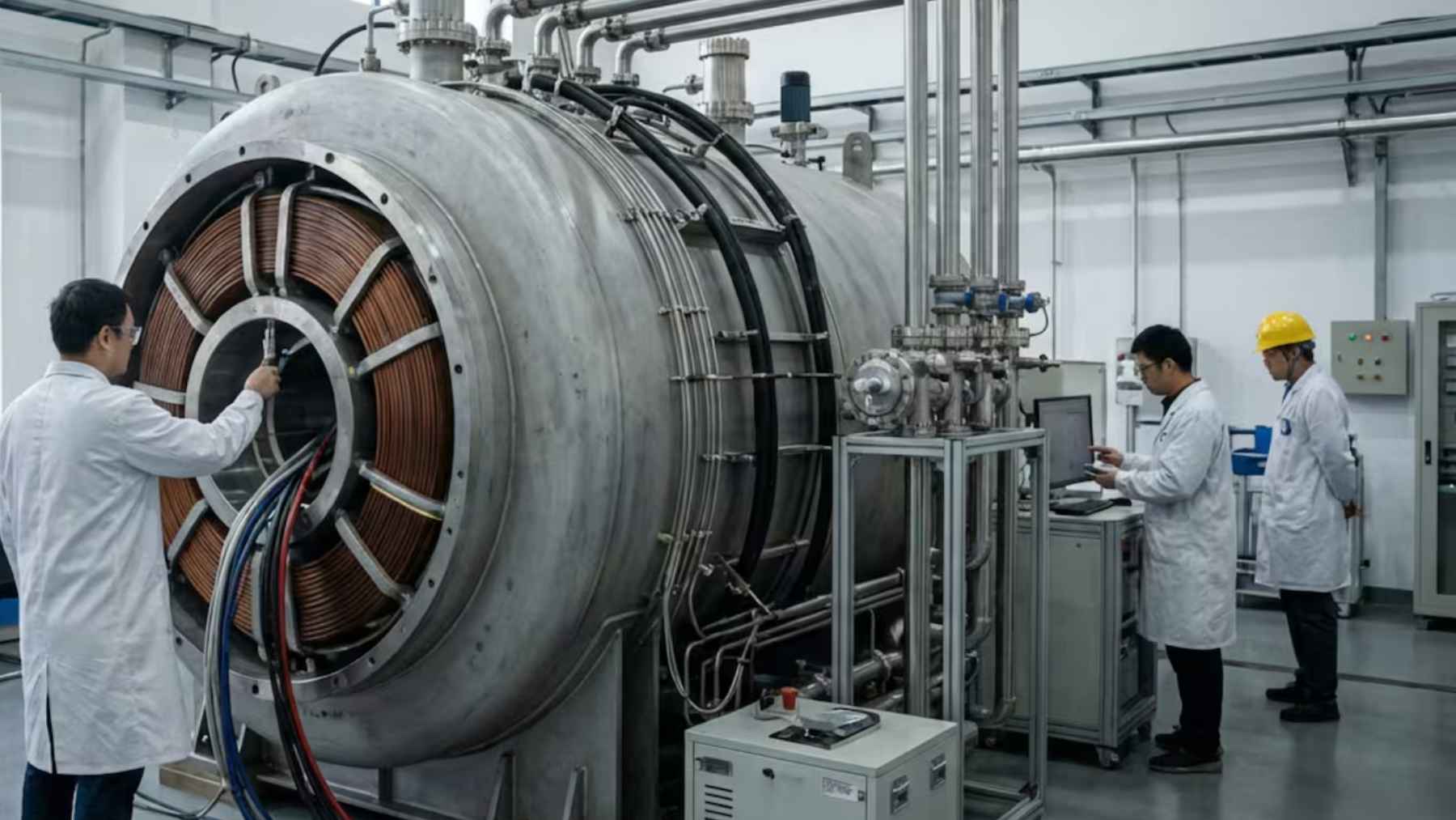 Chinese scientists activate a magnet 700,000 times stronger than Earth’s magnetic field, and the question is what research needs such extreme power 1 Chinese superconducting magnet system used for ultra-high magnetic field experiments in advanced physics research