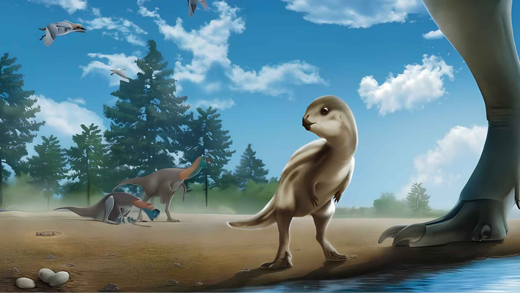 An adorable dinosaur chick has been discovered in South Korea and named Dooly, but behind the cartoon name lies a fossil that could change its ancient lineage 1 Fossil of a small dinosaur nicknamed Dooly discovered in South Korea