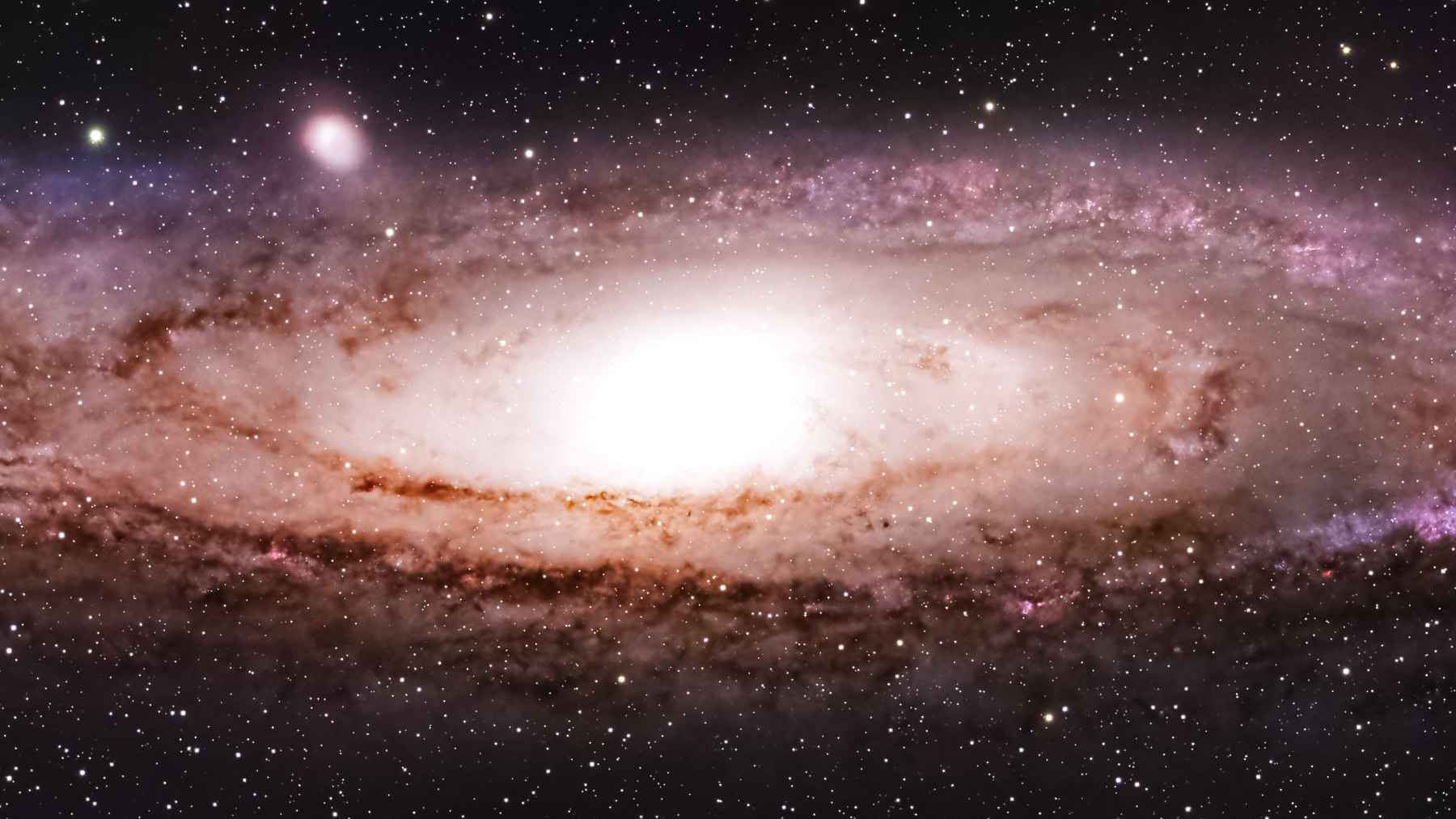 Visualization of the Milky Way and nearby galaxies embedded in a large dark matter sheet structure