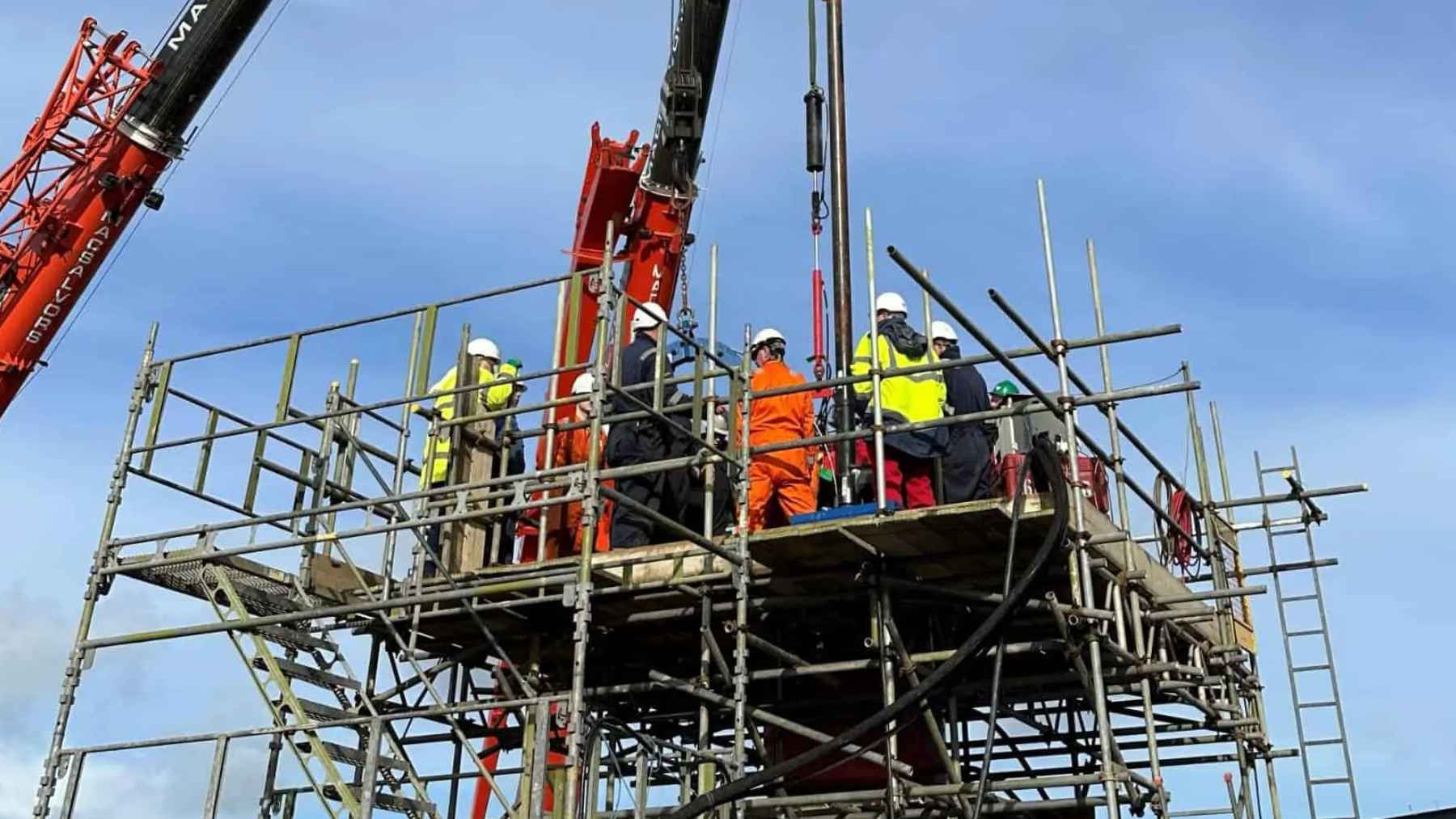 Deep geothermal drilling project in Cornwall producing renewable electricity and lithium from underground brine