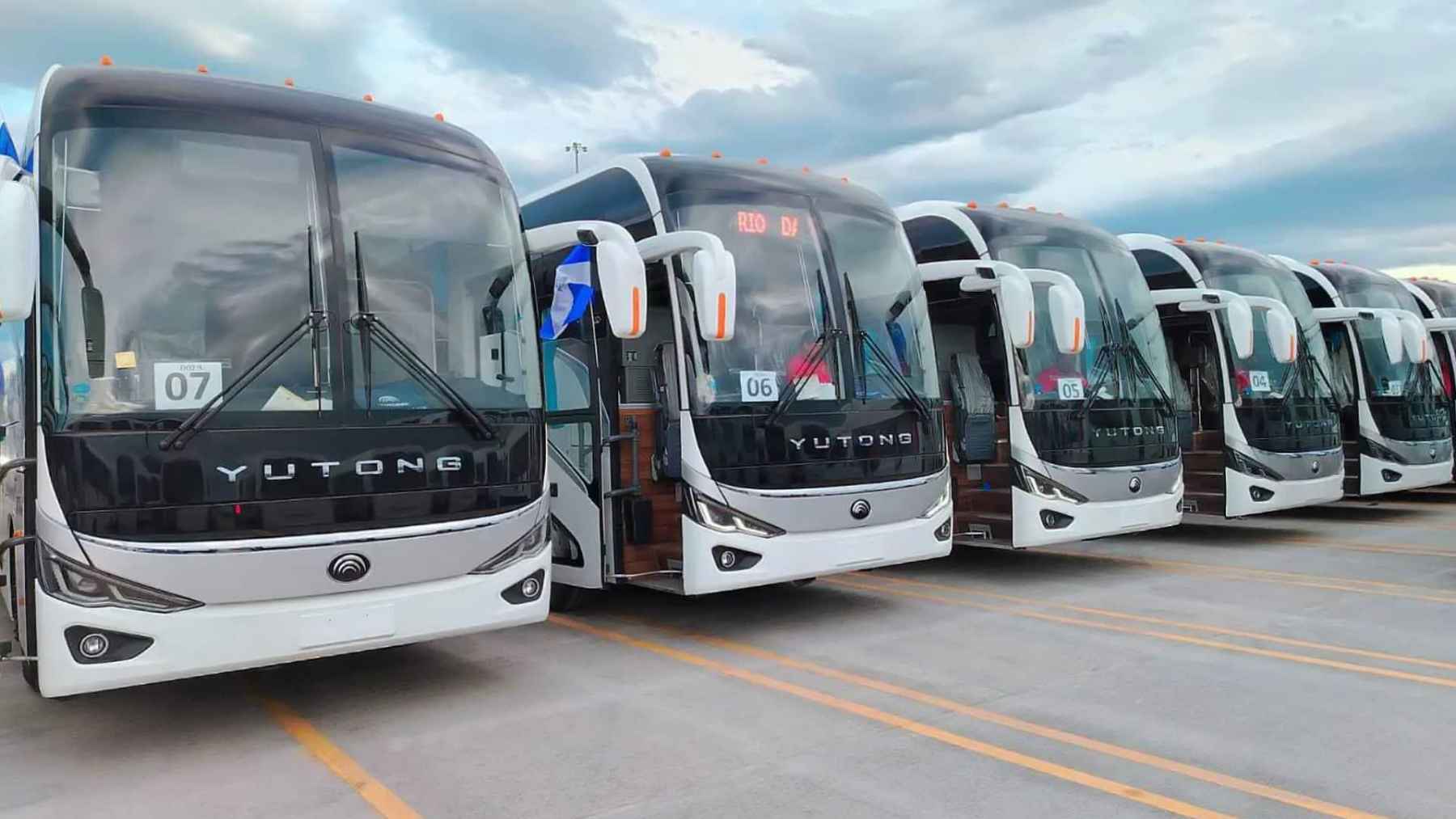 New Yutong buses lined up for Nicaragua’s public transport fleet renewal.