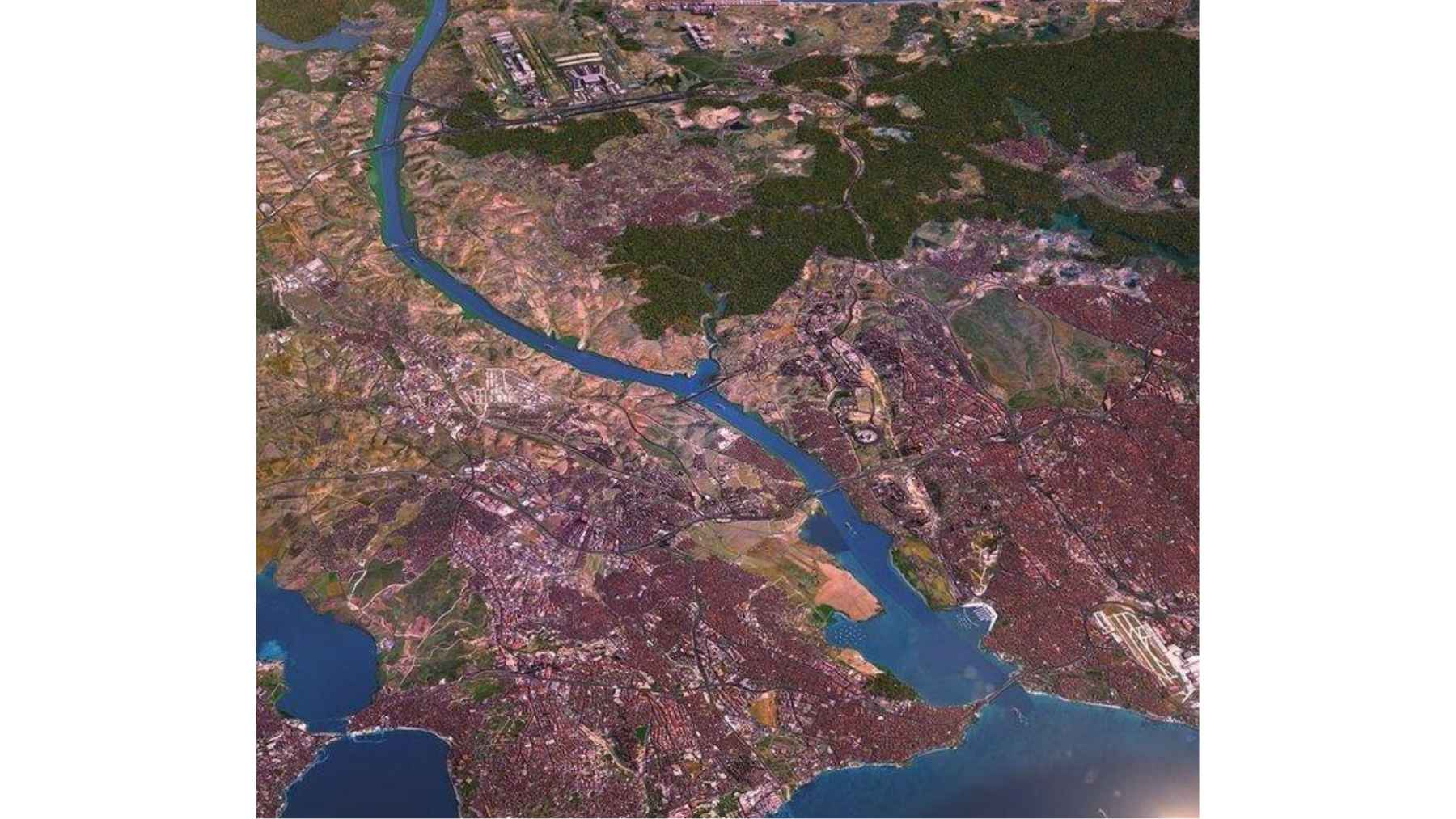 Turkey’s “Canal Istanbul” plan is being framed as a $1-billion-plus shortcut, and the key detail is the size, about 28 miles long connecting the Black Sea to the Sea of Marmara 1 Rendering of the planned Canal Istanbul route connecting the Black Sea and the Sea of Marmara across Istanbul’s European side.