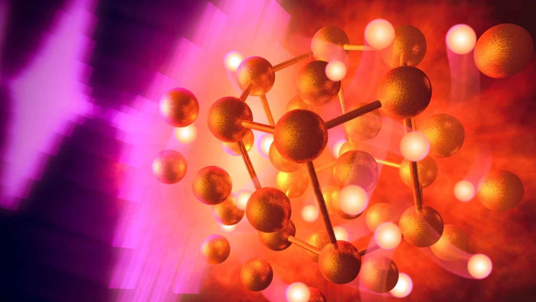 Scientists created gold hydride during a high-pressure experiment, revealing that gold can become chemically reactive under extreme conditions.