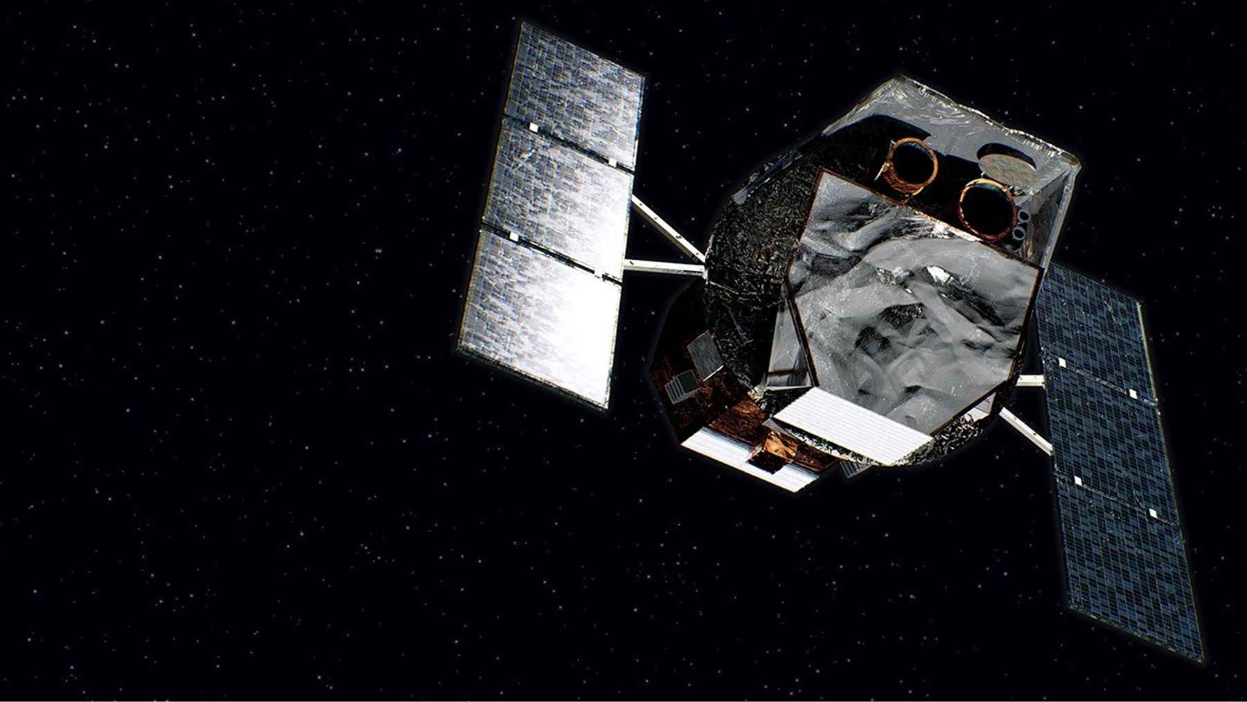 NASA’s Neil Gehrels Swift Observatory orbits Earth, monitoring gamma-ray bursts and other high-energy cosmic events while awaiting a planned orbital boost mission.