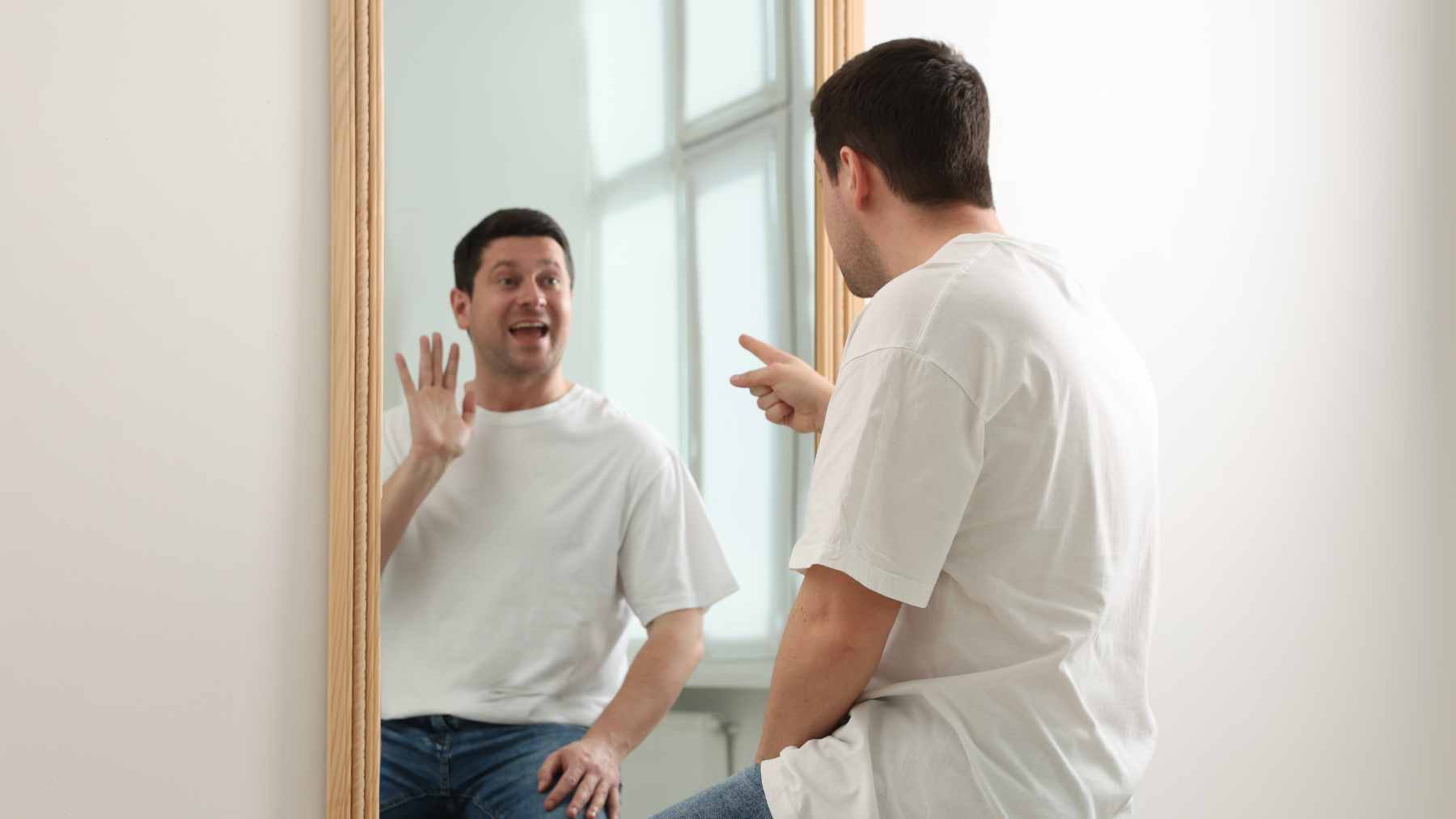 A person narrating their thoughts aloud while organizing daily tasks, demonstrating the brain's use of self-talk for planning and focus.