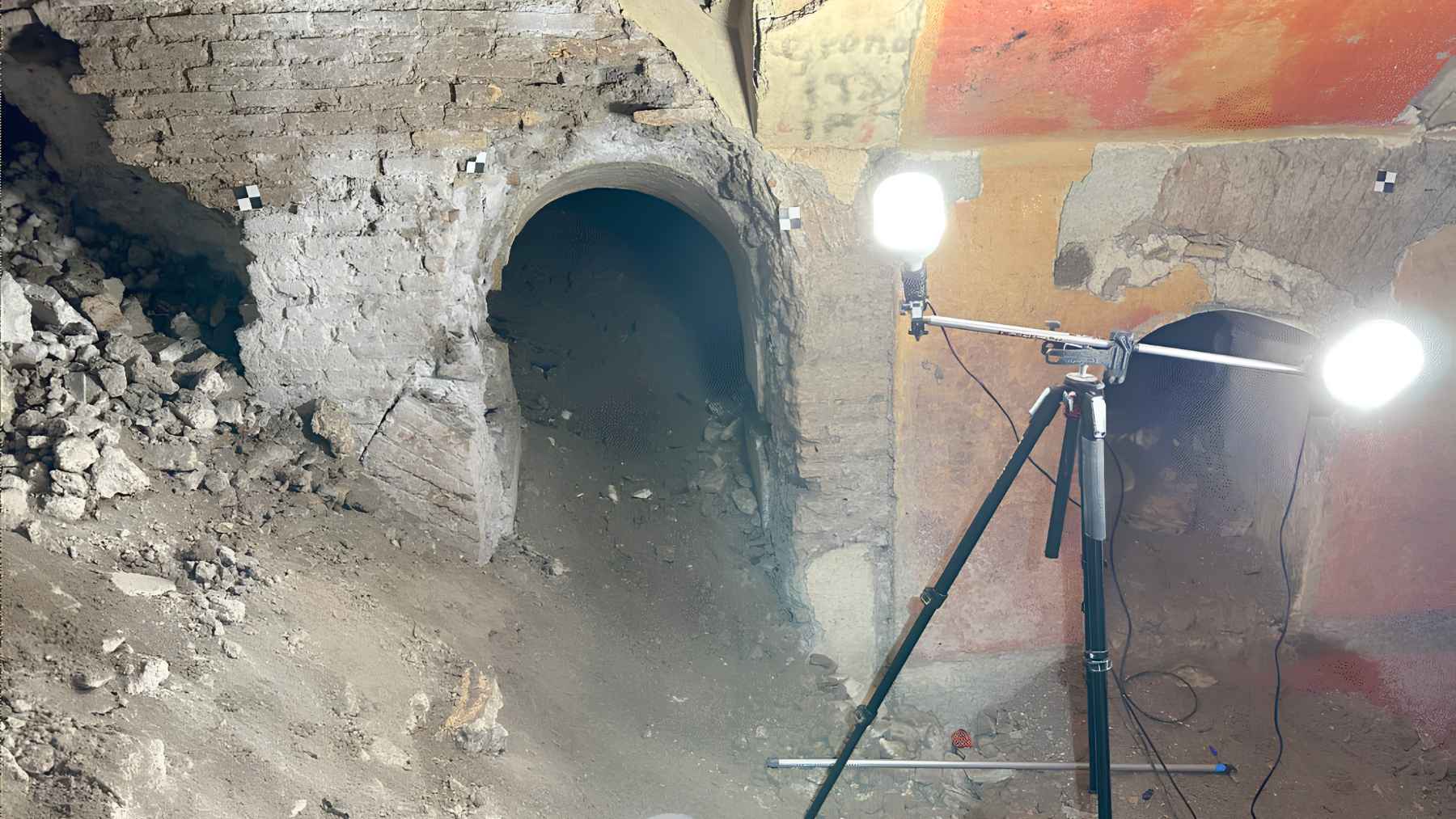 A group of meddling teenagers accidentally uncover a 1,800-year-old Roman house beneath their school, and the “campus” suddenly becomes an archaeological site 1 Archaeological excavation revealing Roman domus remains beneath a school in Rome.