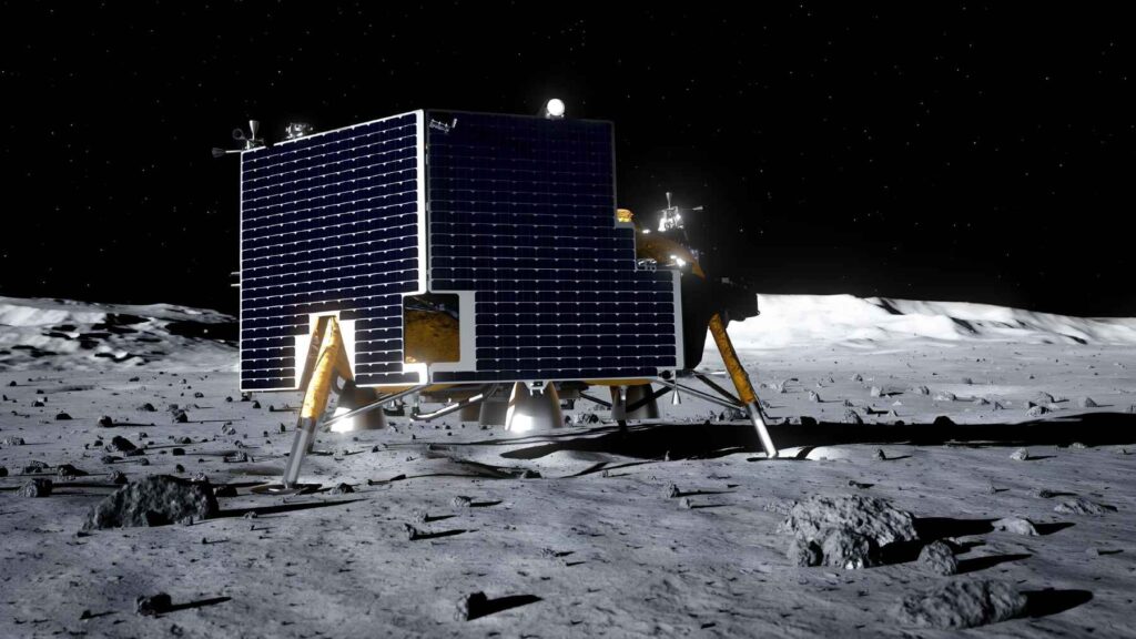 Astrobotic's Griffin lunar lander designed for NASA Commercial Lunar Payload Services missions.