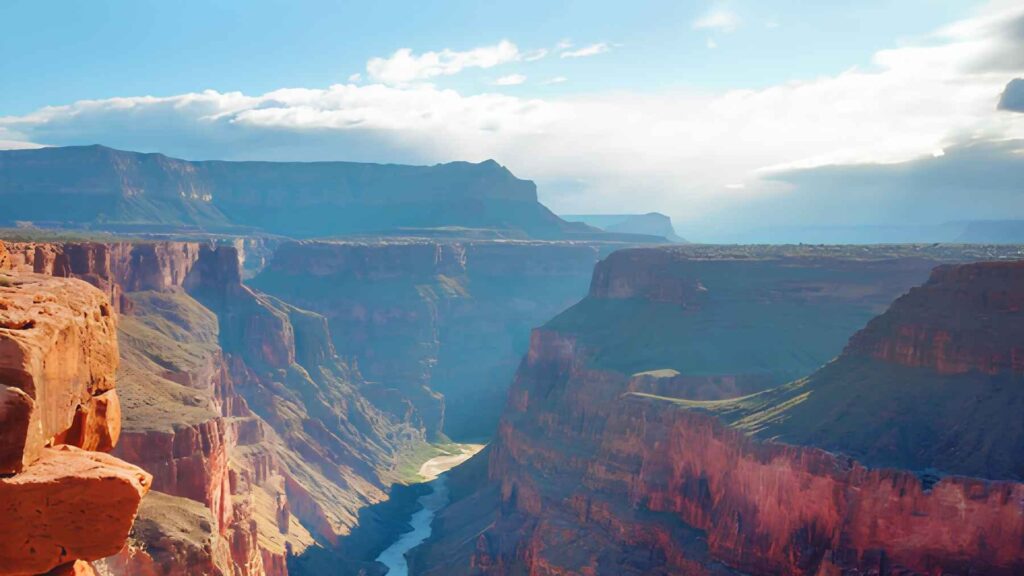 Colorado River flowing through the Grand Canyon highlighting its role as a major water source in the western United States