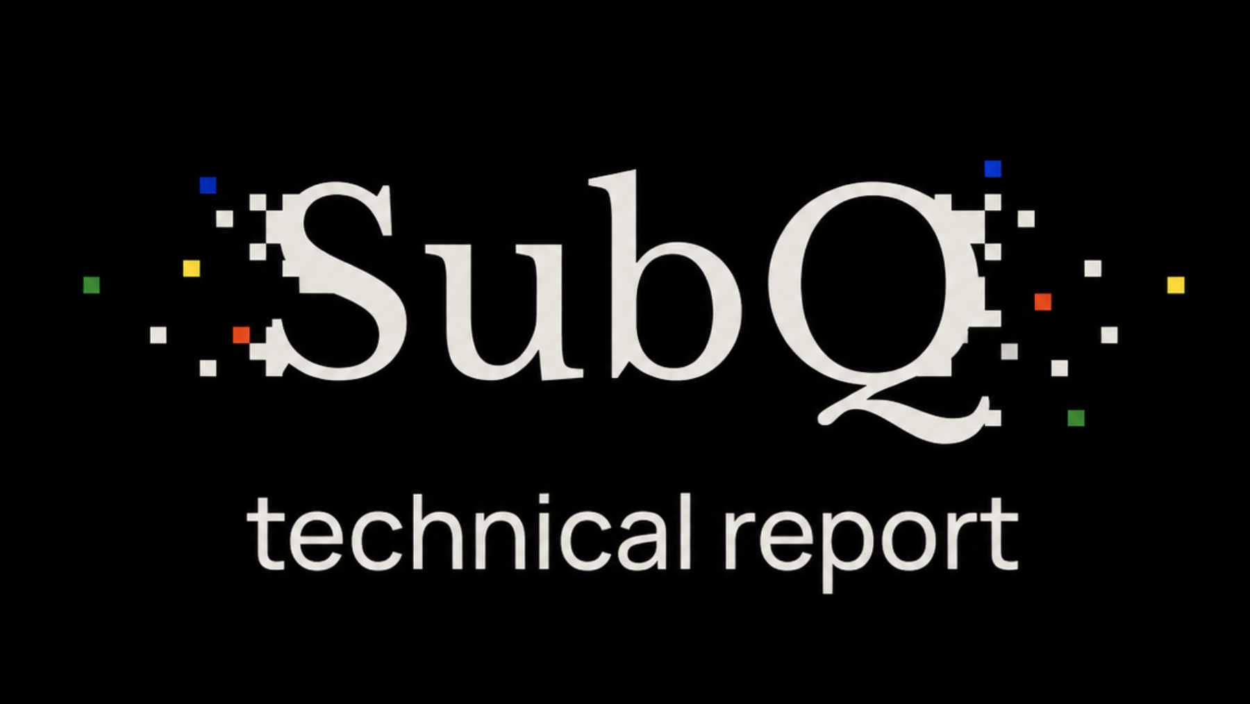 A visualization representing the efficiency of Subquadratic’s SubQ AI model, showing how it processes vast amounts of data using sparse attention.