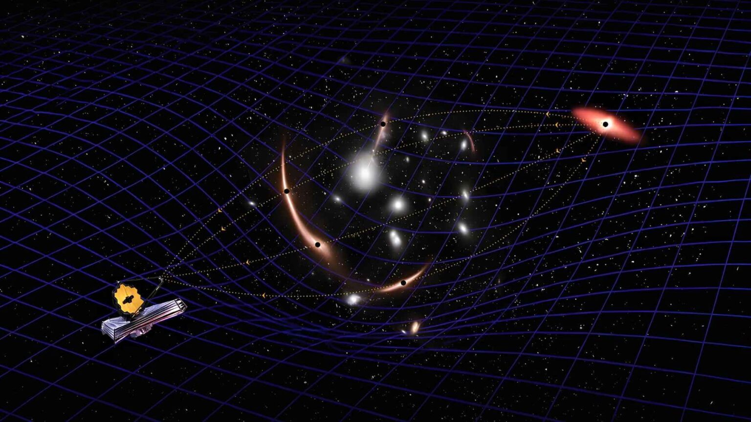 Six billion Suns weigh a hidden black hole in the young universe ...