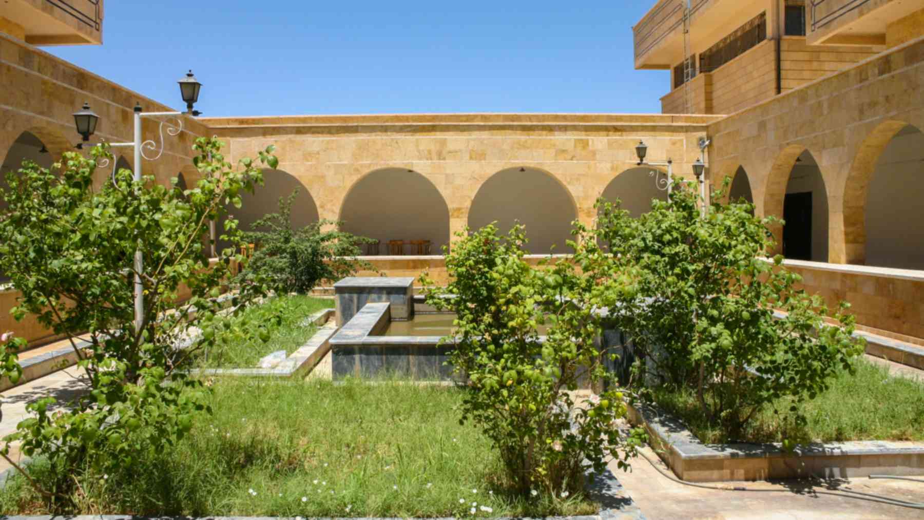 Interior of the Deir ez-Zor Museum in Syria