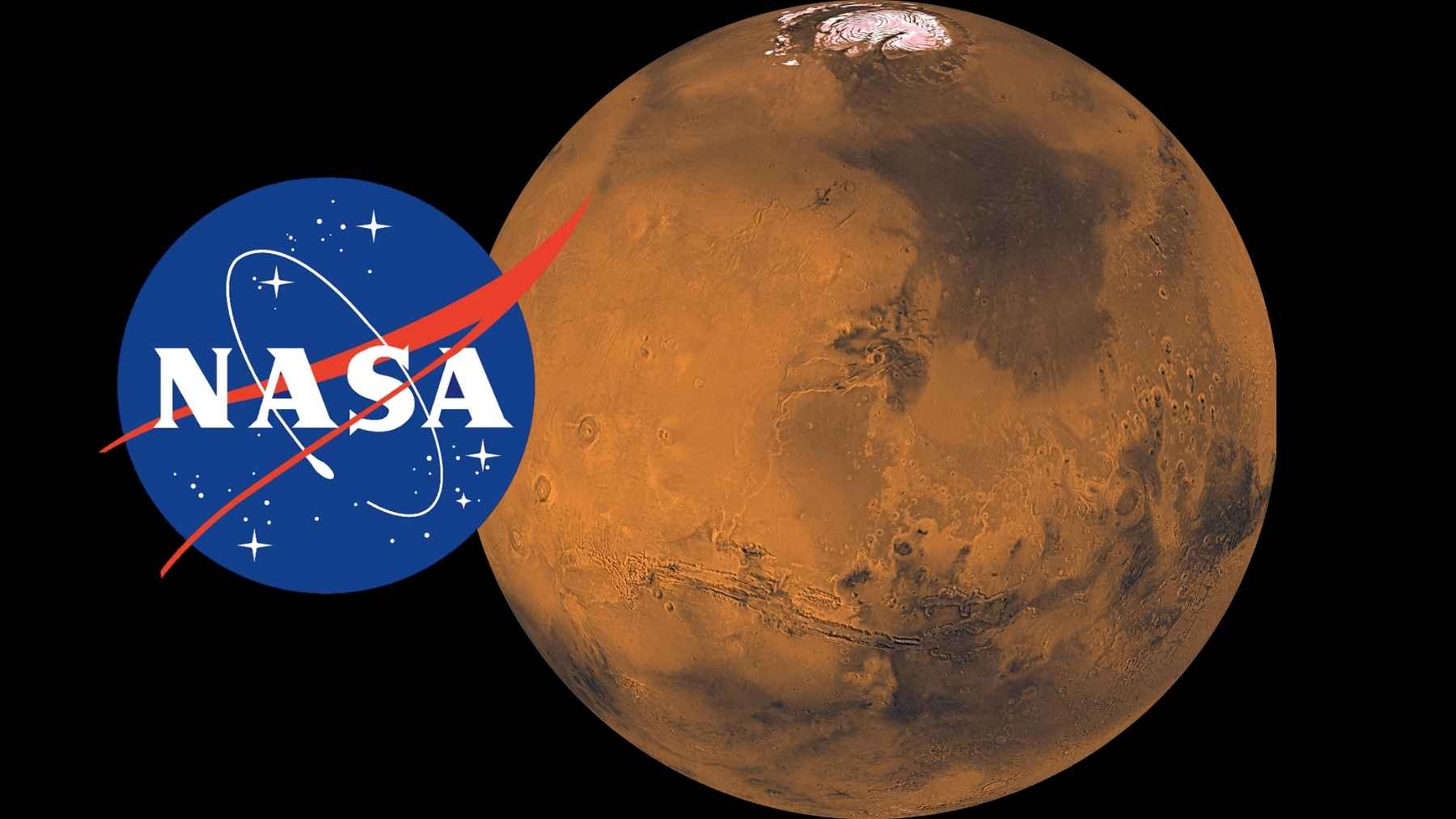 Global view of Mars, the planet NASA plans to eventually explore with human crews.