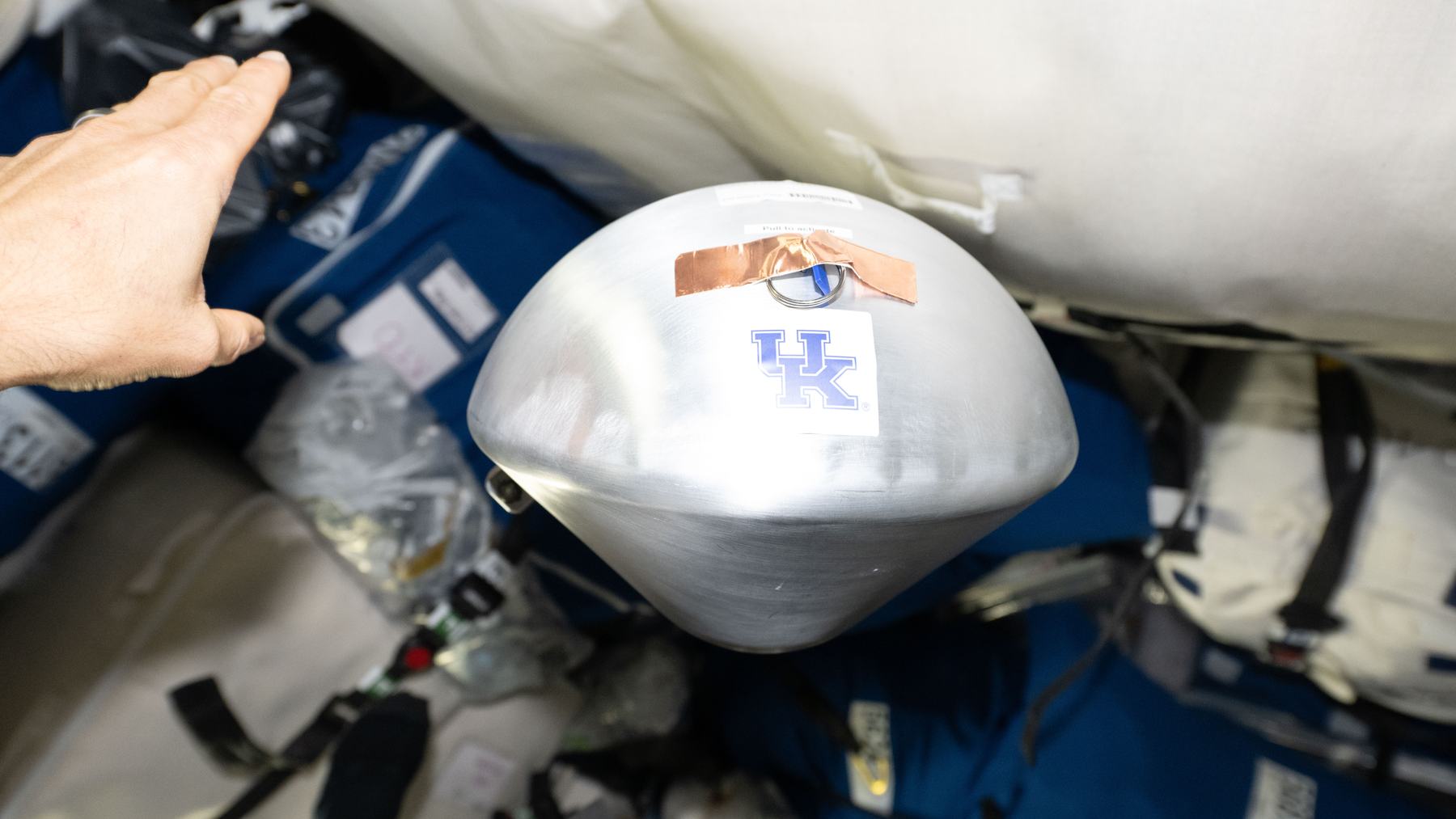 University of Kentucky students designed 12 small capsules to test experimental heat shields, including a 3D-printed one, and they left the ISS inside a cargo ship full of trash set to burn up on reentry