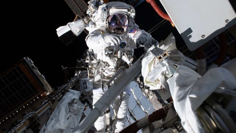 menon spacewalk starboard truss