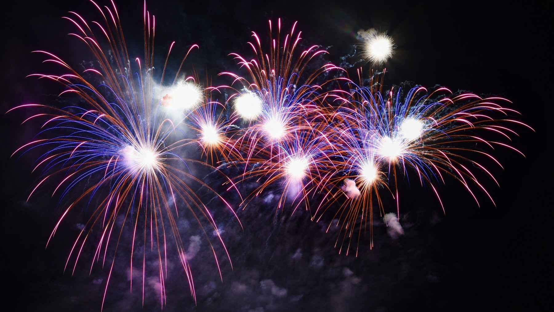 fin de año, pirotecnia silenciosa