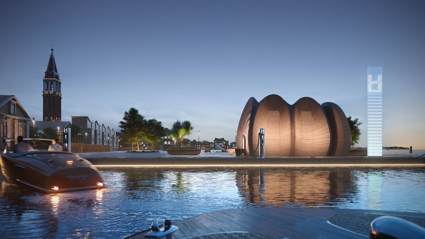 Gasolineras marinas hidrogeno